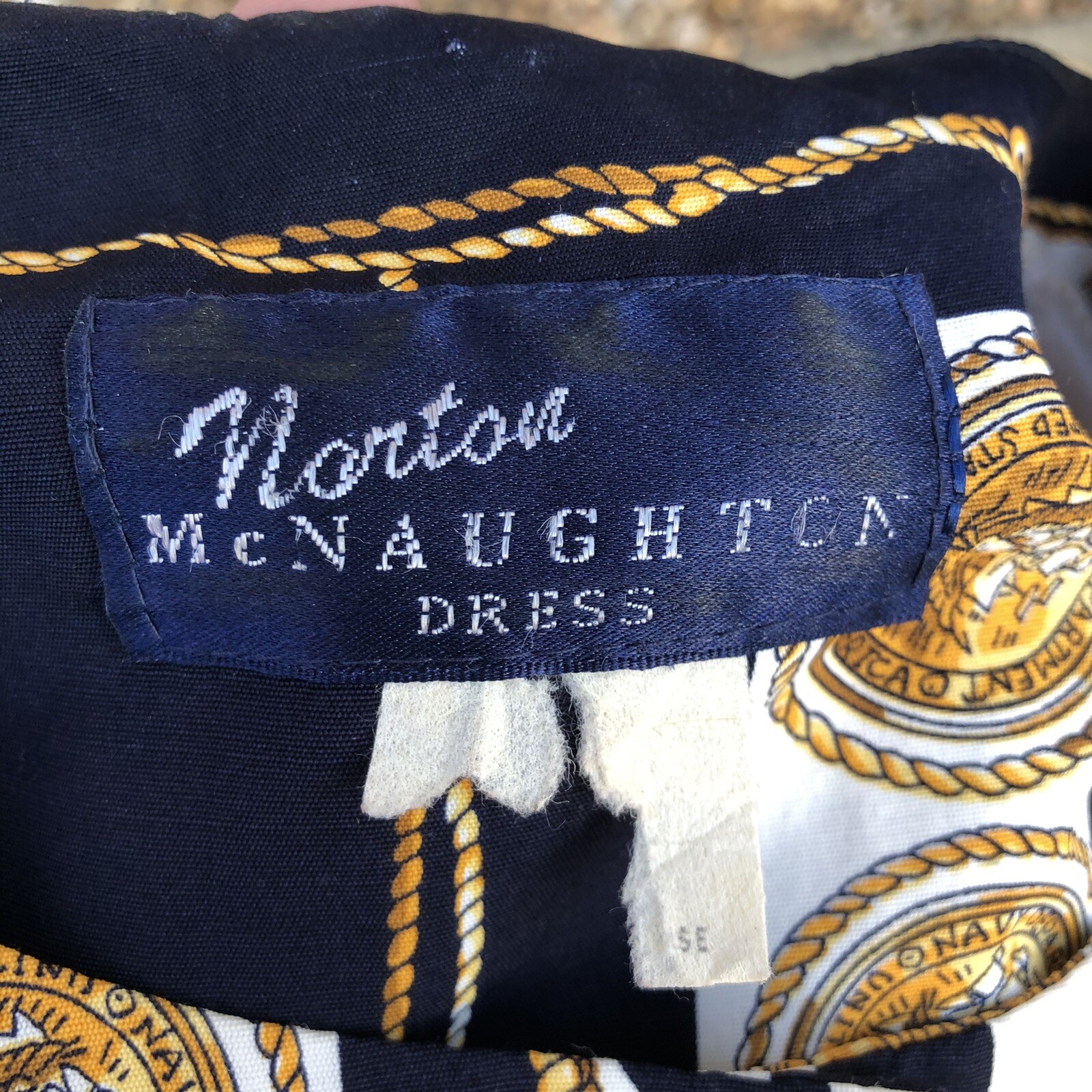 Vtg 80s Norton McNaughton Coin Chain Medallion 12/14 Old Money Office Preppy