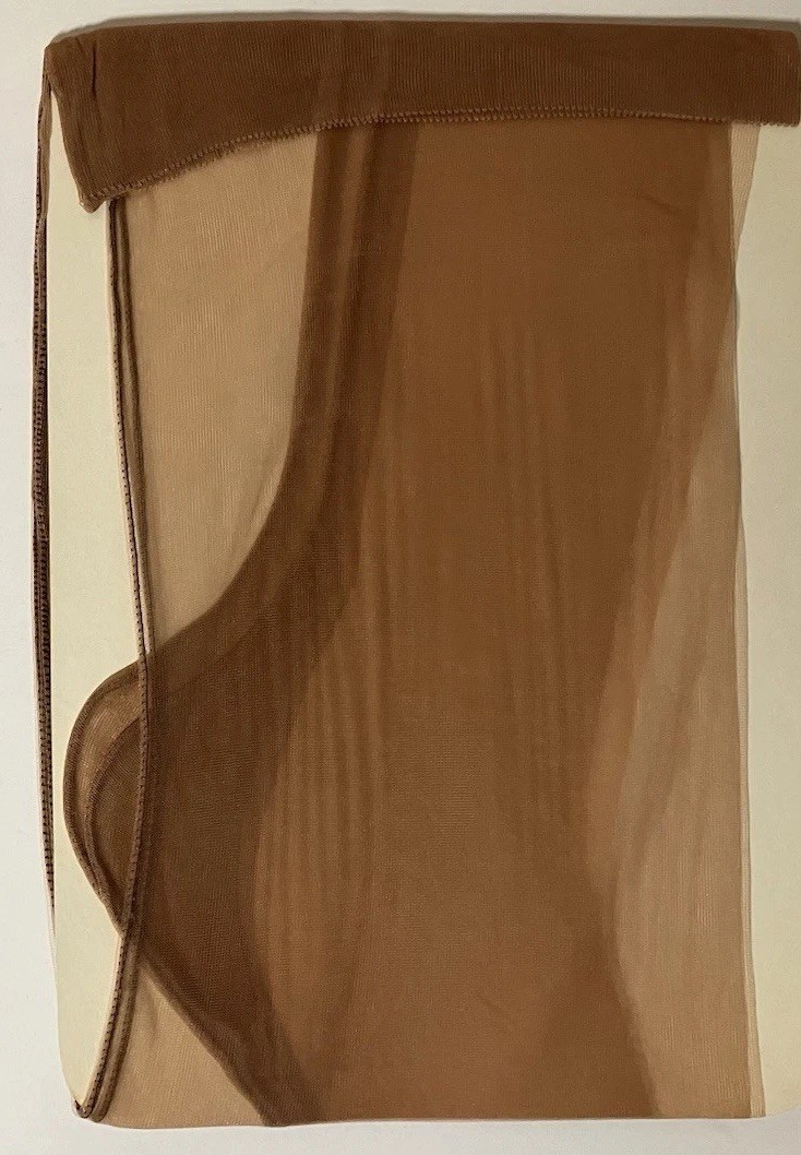 Vintage 11 X 34 Seamed Stocking Flat Knit Full Fashion 15 Denier 51G 1st Quality