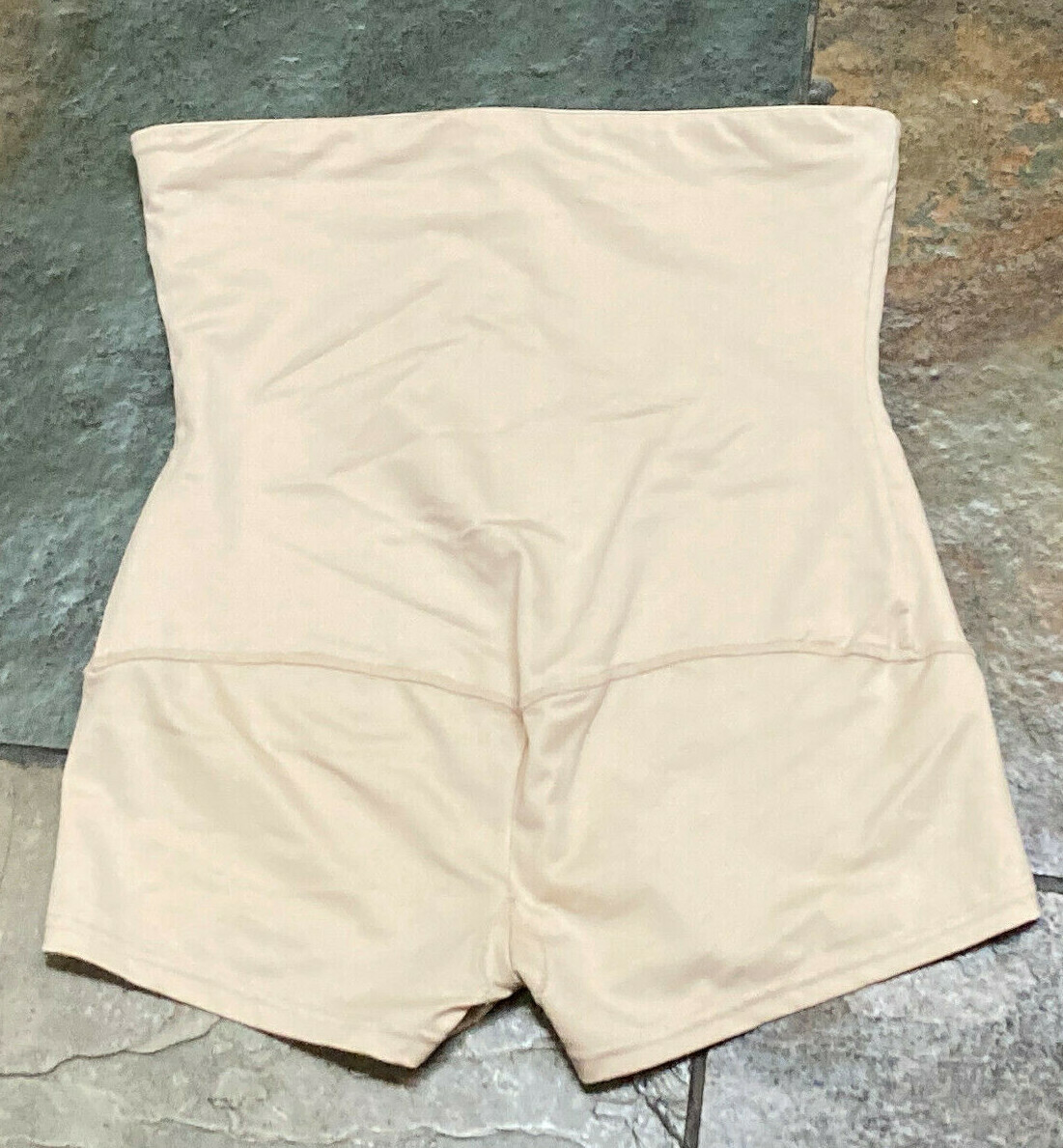 0421 Flexees Large Nude High Waist Shaping Boyshort Brief #2107 Vintage B