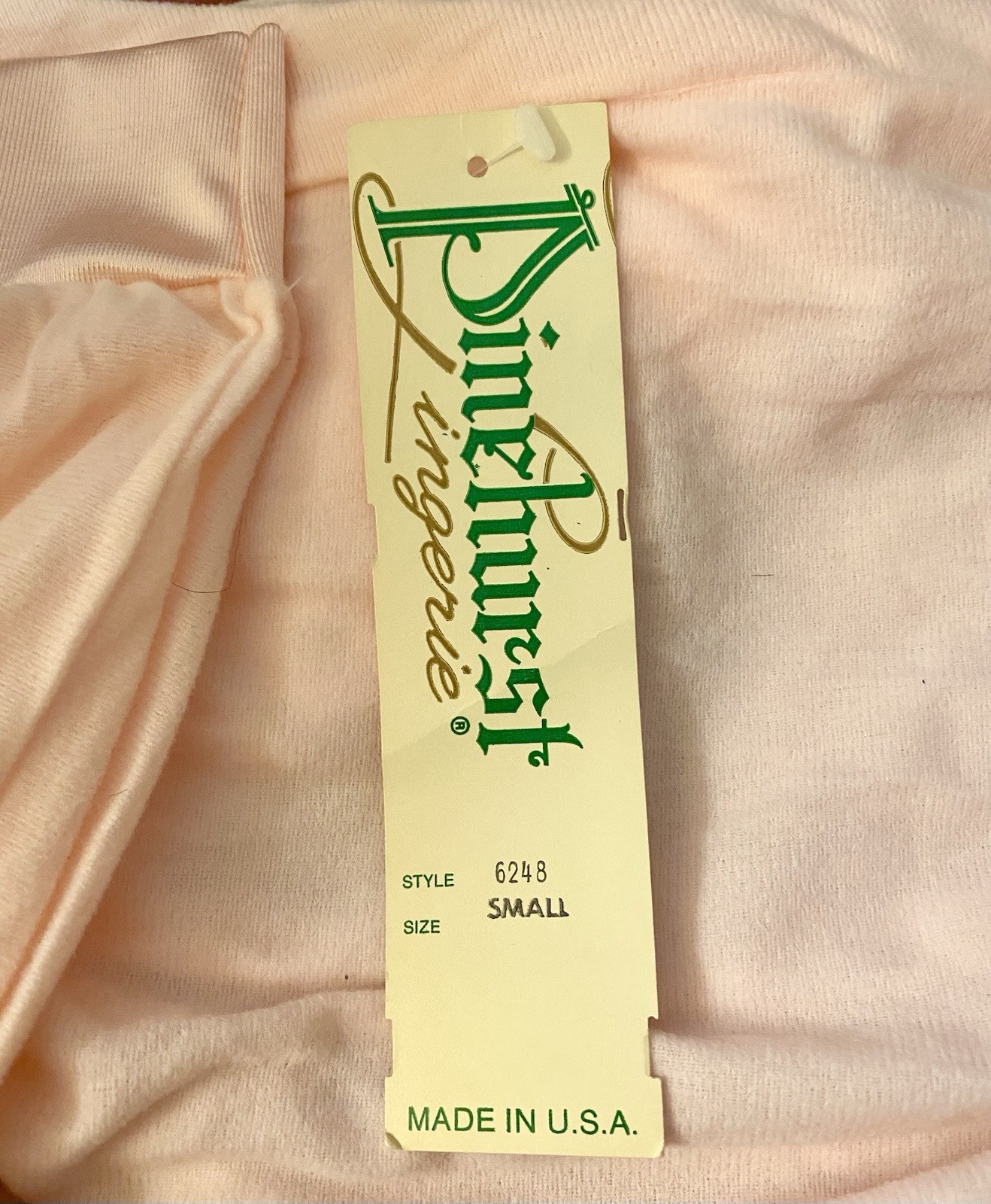 New Vintage 70’s Pinehurst Pink Granny Prairie Nightgown Long Sleeve Winter Smal