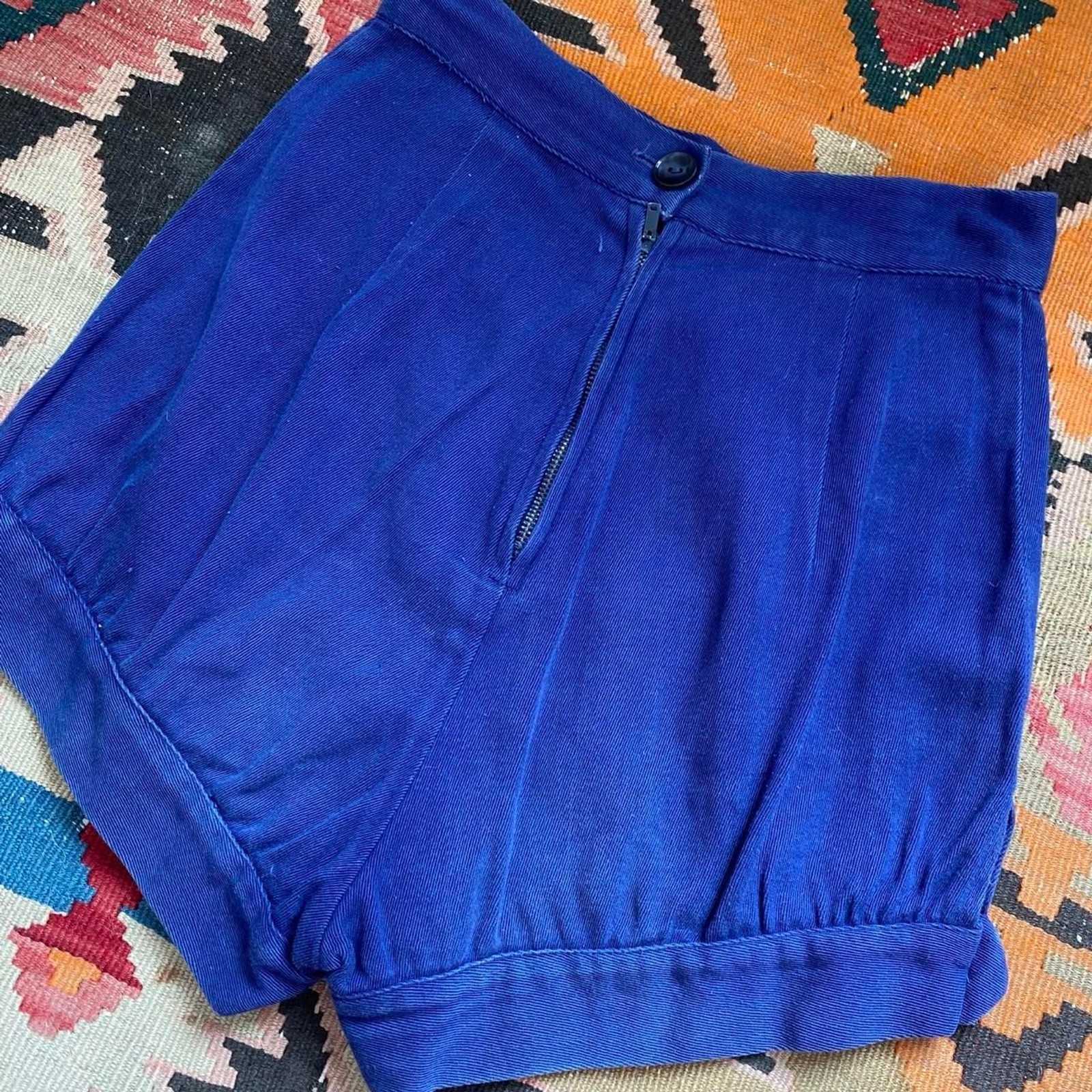 1930s/1940s Catalina navy blue cotton shorts