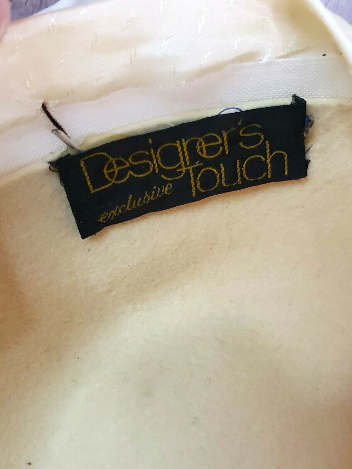 Vtg Bollman Hat Co. Designer&rsquo;s Touch Exclusive Wool Doeskin Felt Feathers Pearls