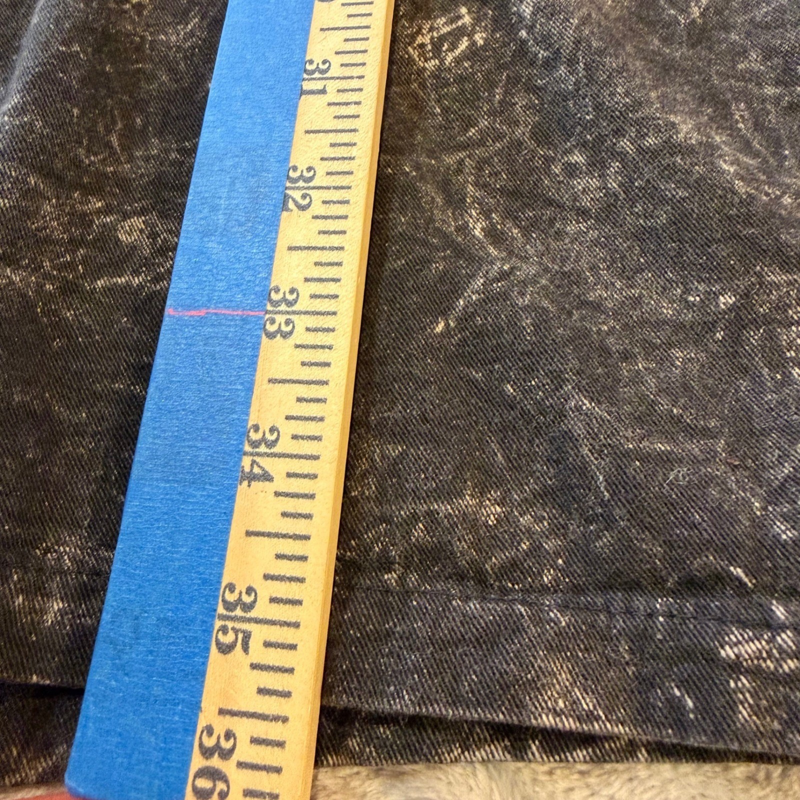 Vintage Grunge Acid Wash Denim Dress Black 80s Button Front Rocker streetwear