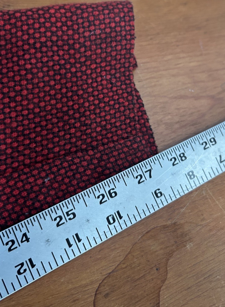 Vintage Wool Pants Suit Blended Wool Red Blazer Pleats Trousers Size 6 1990s Y2k