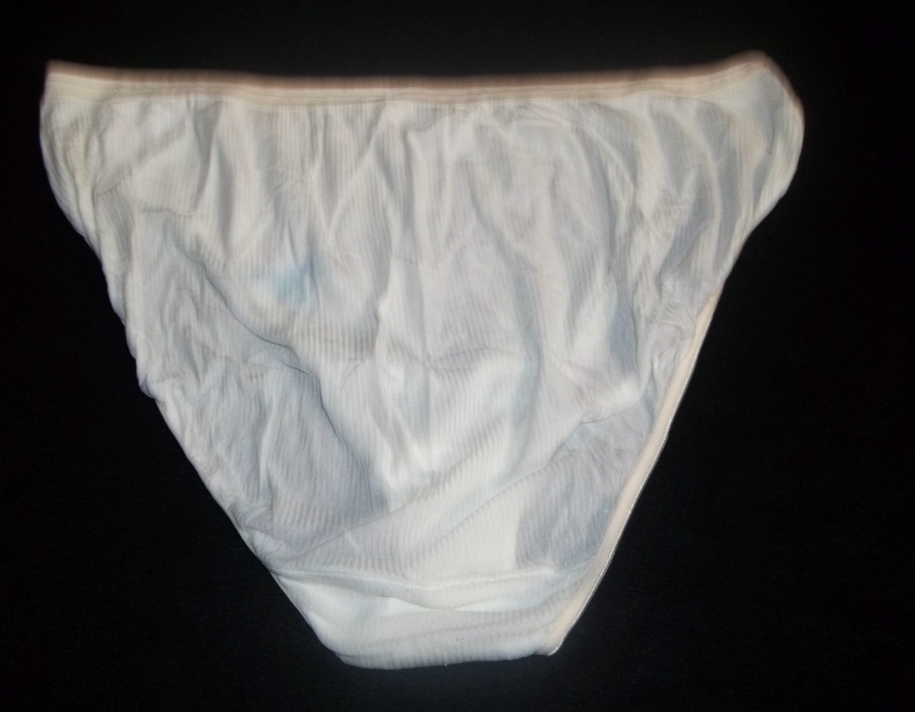 WARNER&rsquo;S Size 9 Ivory/White NOT SO INNOCENT Nudes Hi Cut BRIEF Panties #55115