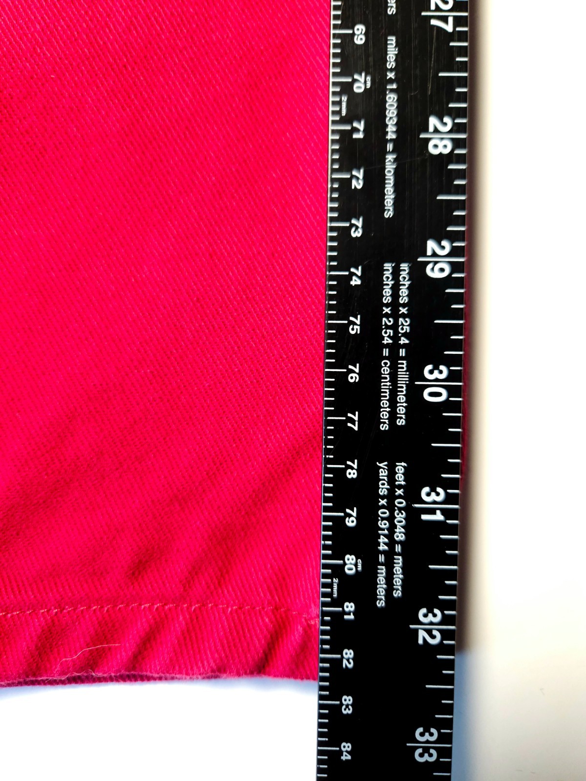 Vintage Bareback Rocky Mountain Jeans 13/14 Long Crimson Red High Waist Western