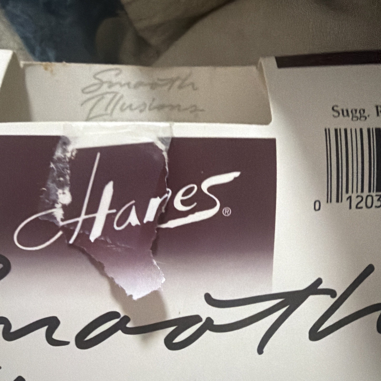 Vintage Hanes Smooth Illusions Size EF Natural Body Contouring Pantyhose NWT