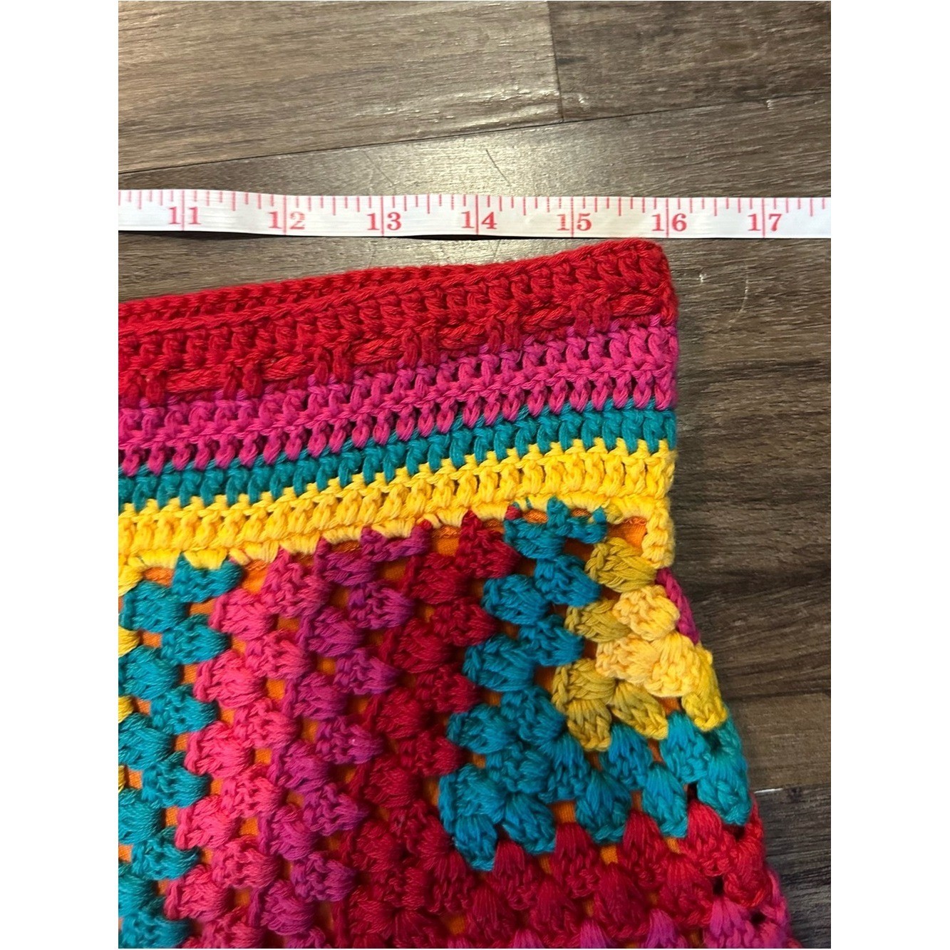 NWT Farm Rio Striped Scarf Crochet Shorts. Size M