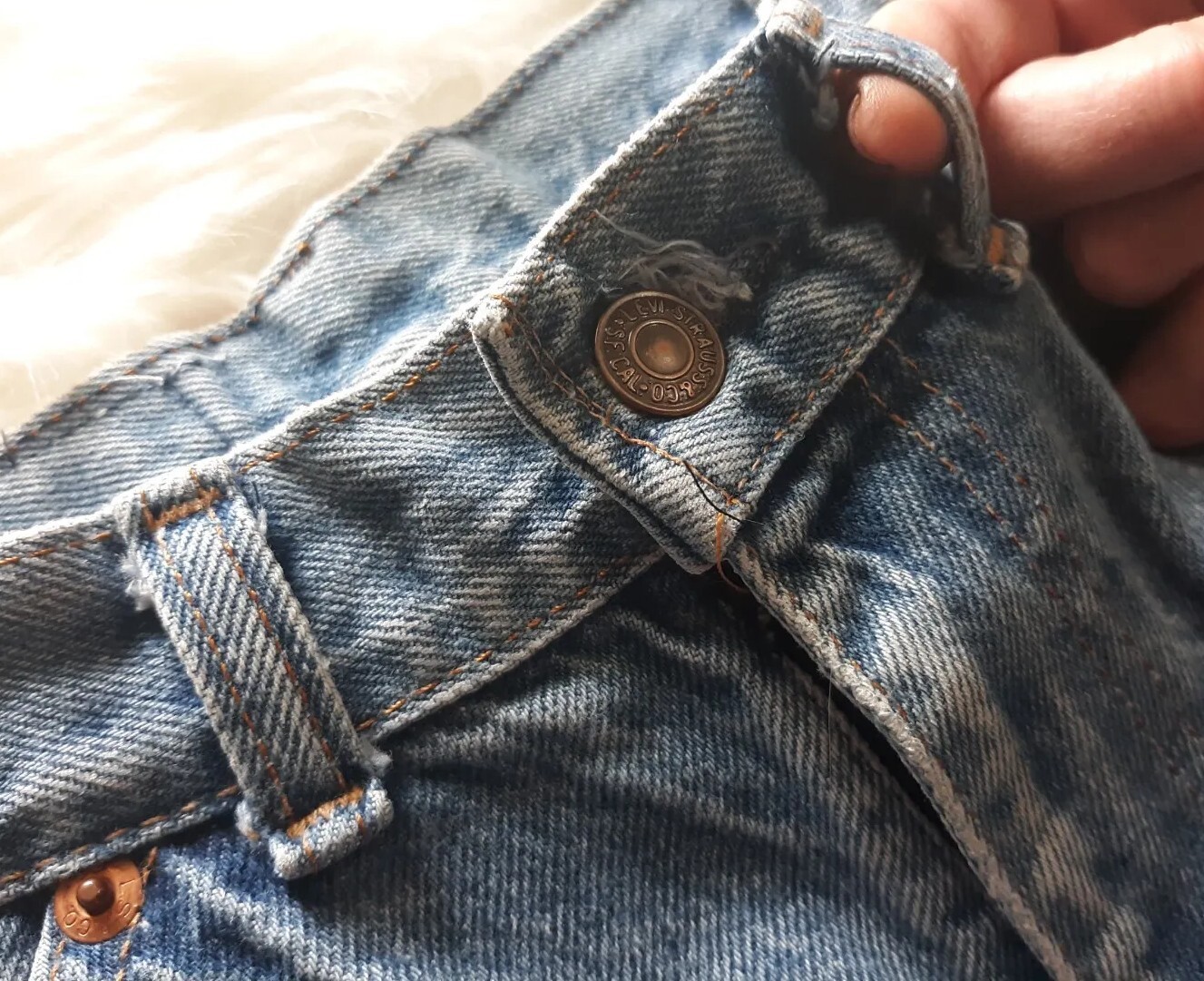 Vintage Levi’s Black Label Silver Metal California Straights Women&rsquo;s Jeans RARE