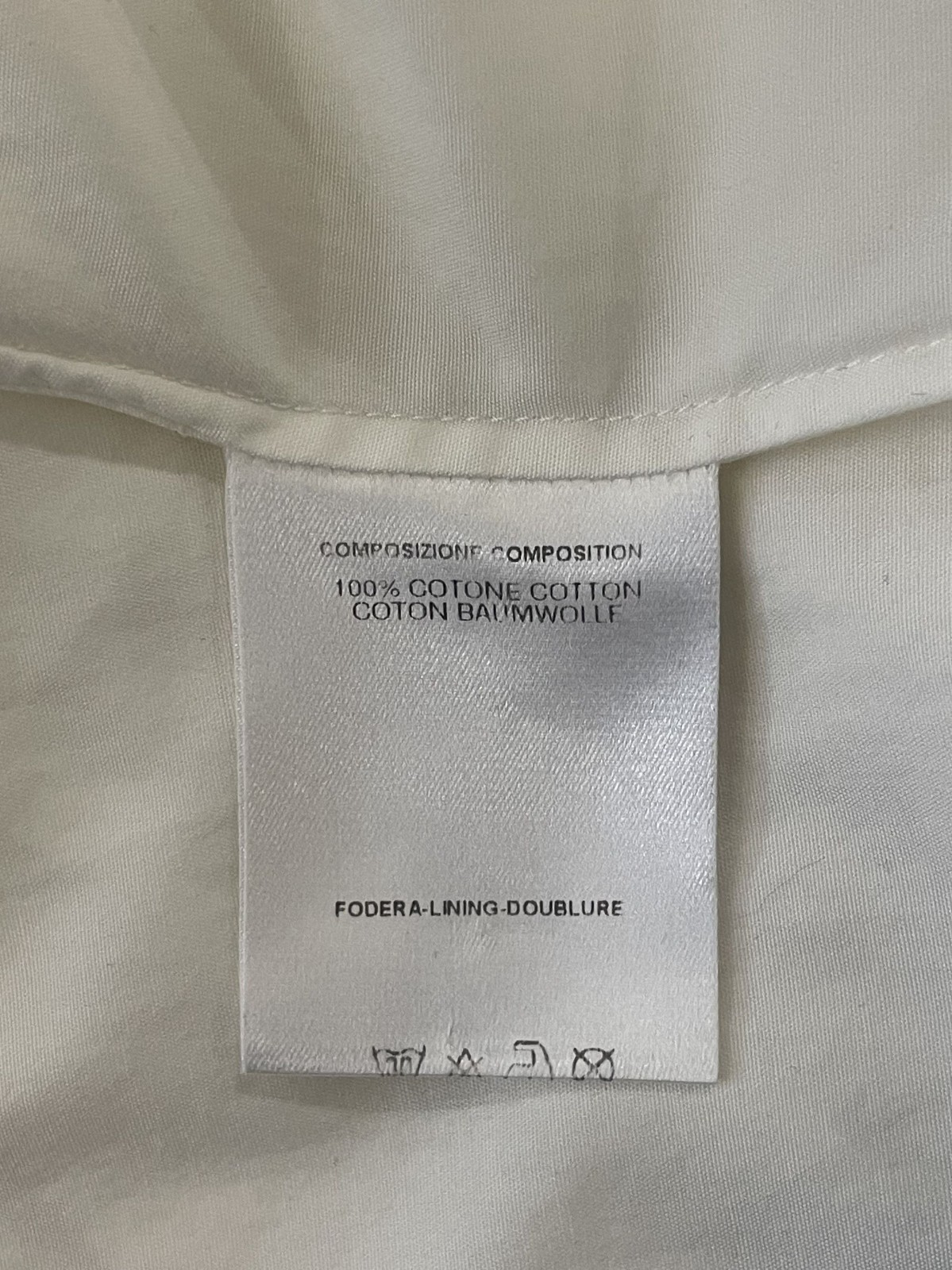 Vintage Gucci Tom Ford White Ruffle Blouse