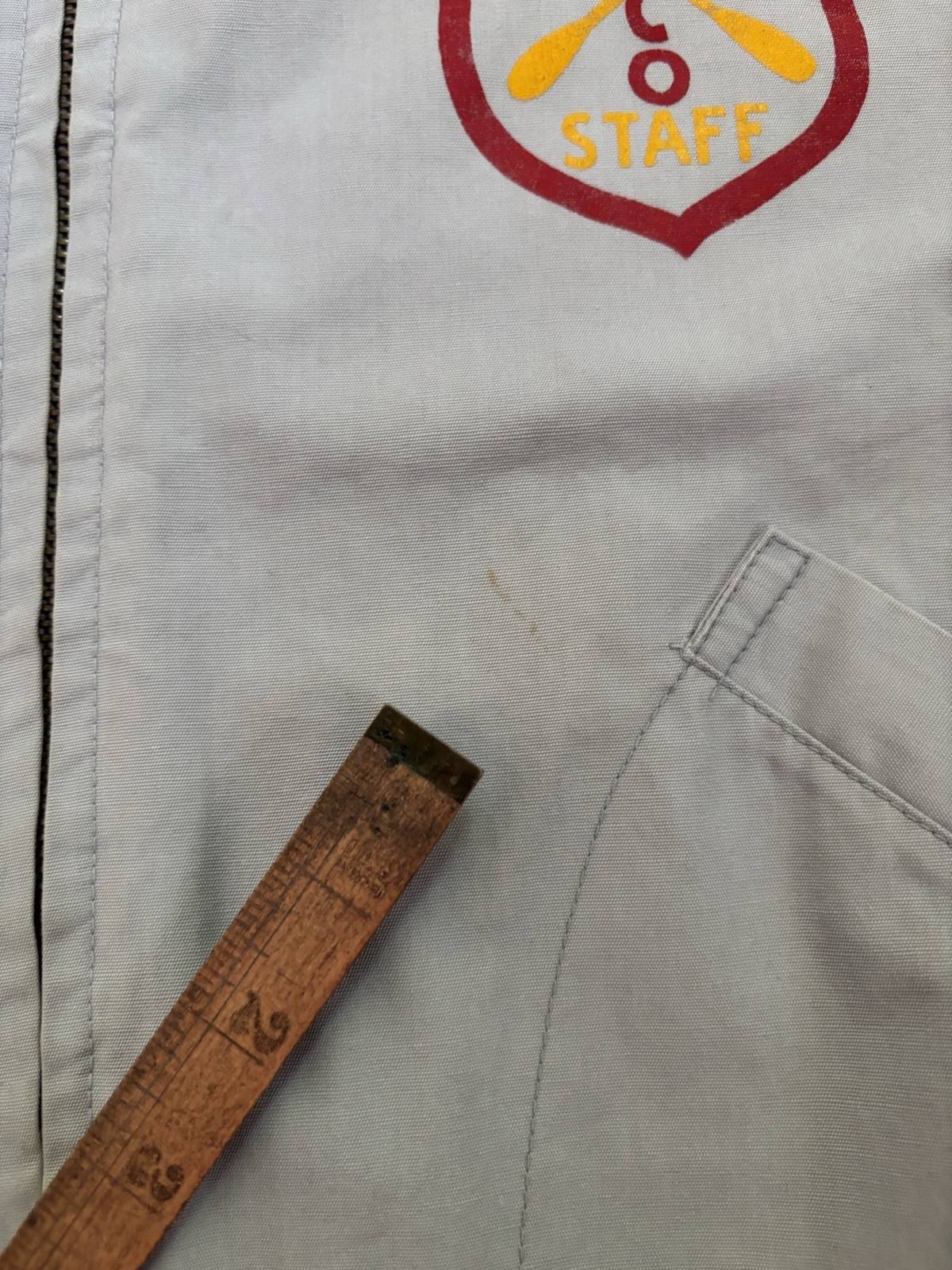 Vintage 60s Champion Zip Jacket Size Small Camp Tapico Kalkaska Michigan
