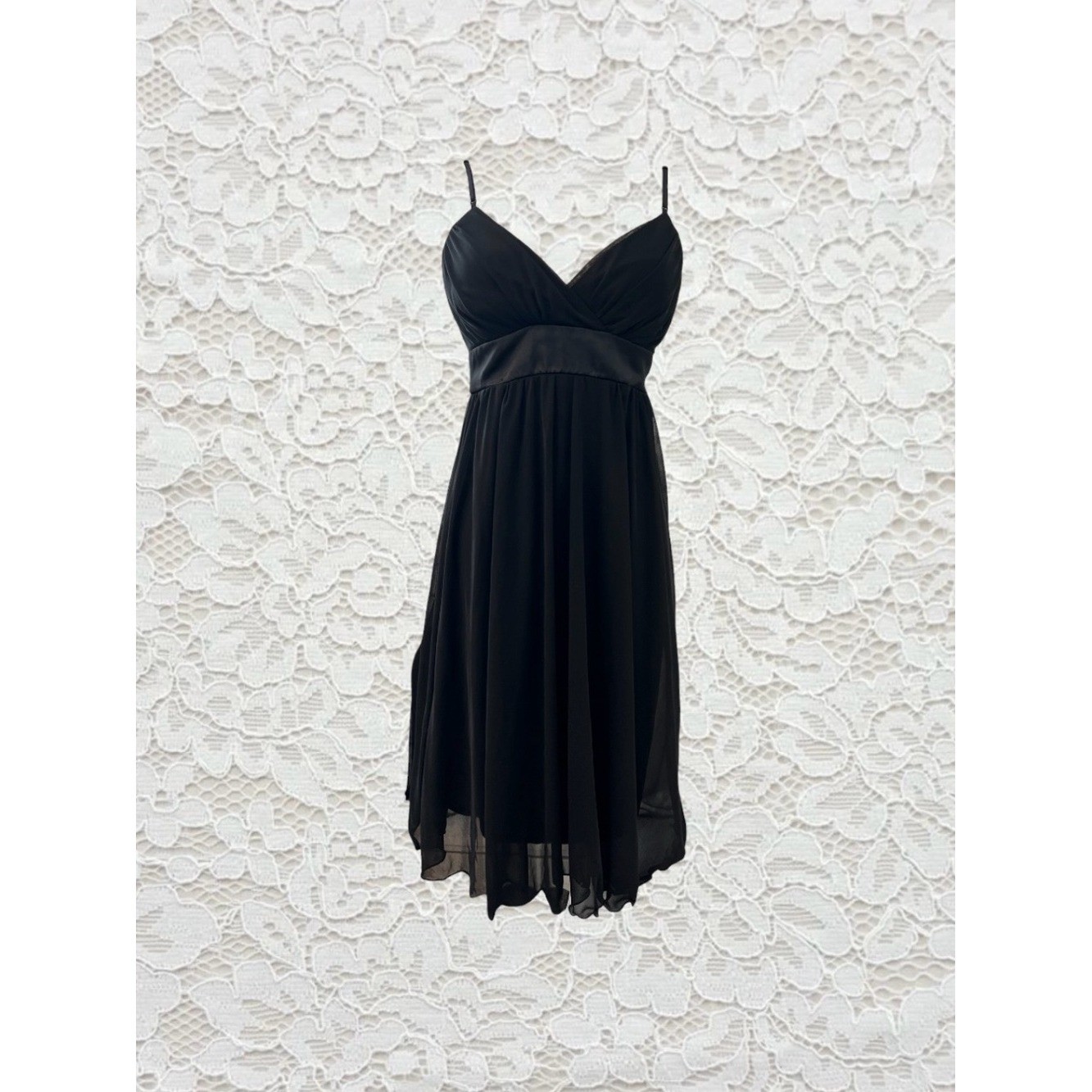 vintage hot kiss mesh babydoll mini dress