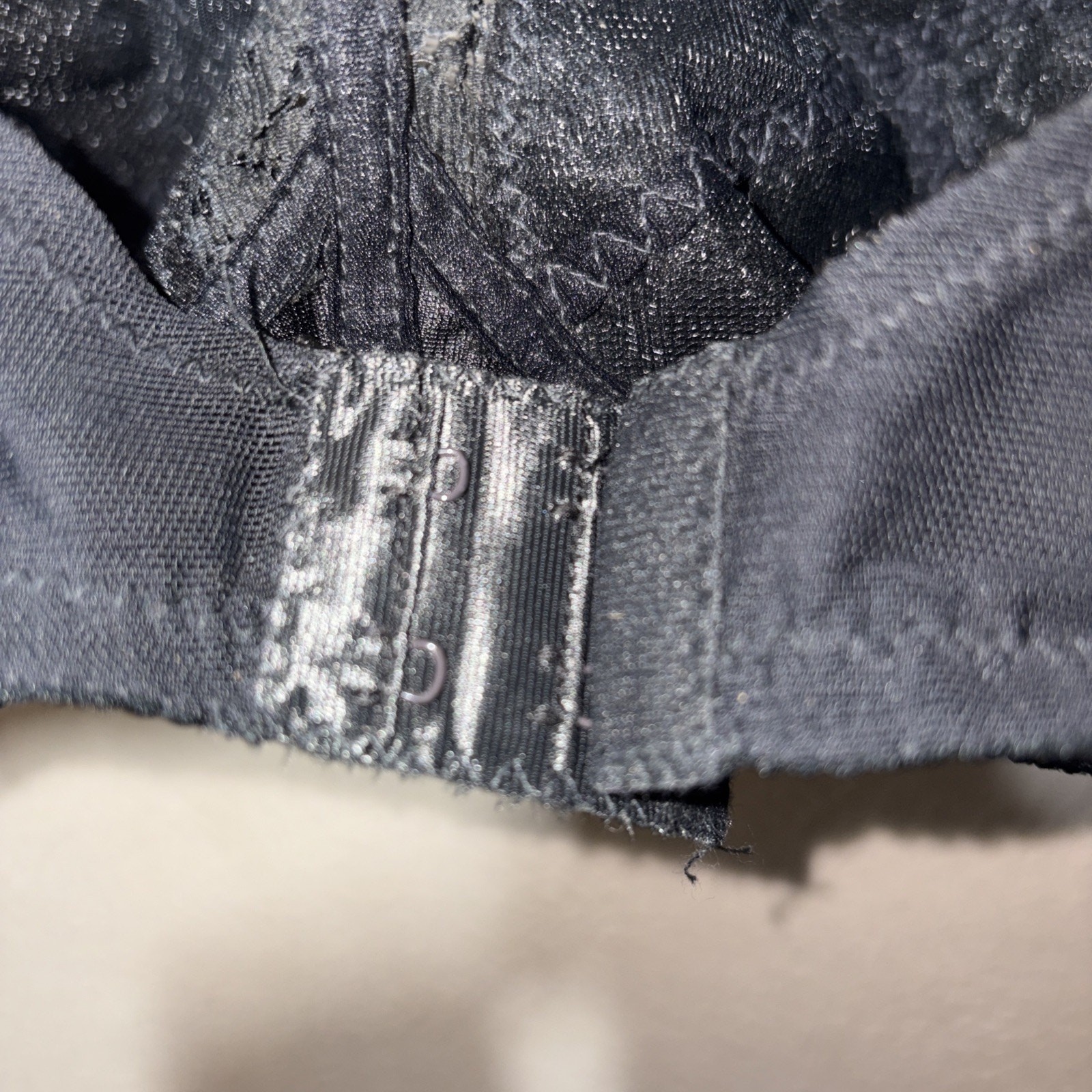 Vintage Adonna Delectables Bra 36C Black Style 3449 Soft Cup Wireless Comfort