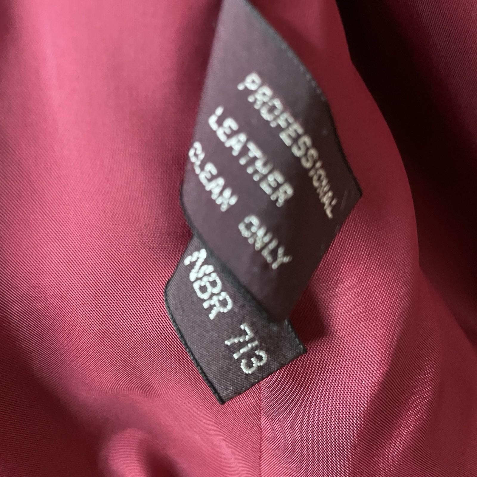 VTG Jeffrey Bank Raspberry Red Suede Moto Bomber Blouson Jacket Pleats Sz 10