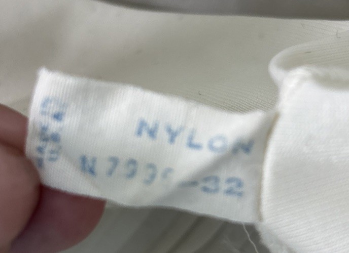Vintage Van Ralte Full Slip Dress Lingerie Ivory Lace Pleats Nightgown XS/S?