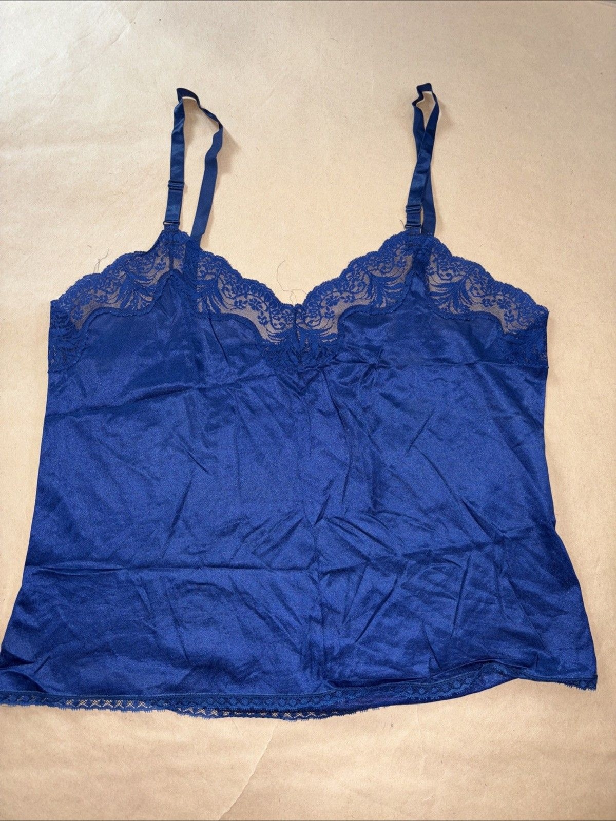 Vintage Undercover Wear Women’s Lingerie Camisol Navy Size Medium