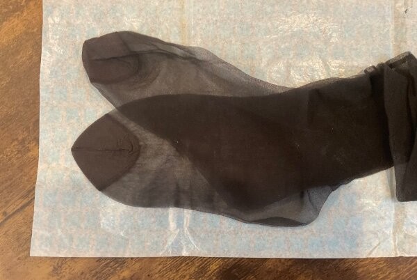 Vtg Berkshire AGILON STRETCH Nylon Stockings Sz 8.5 Lngth 30 Coffee Colored