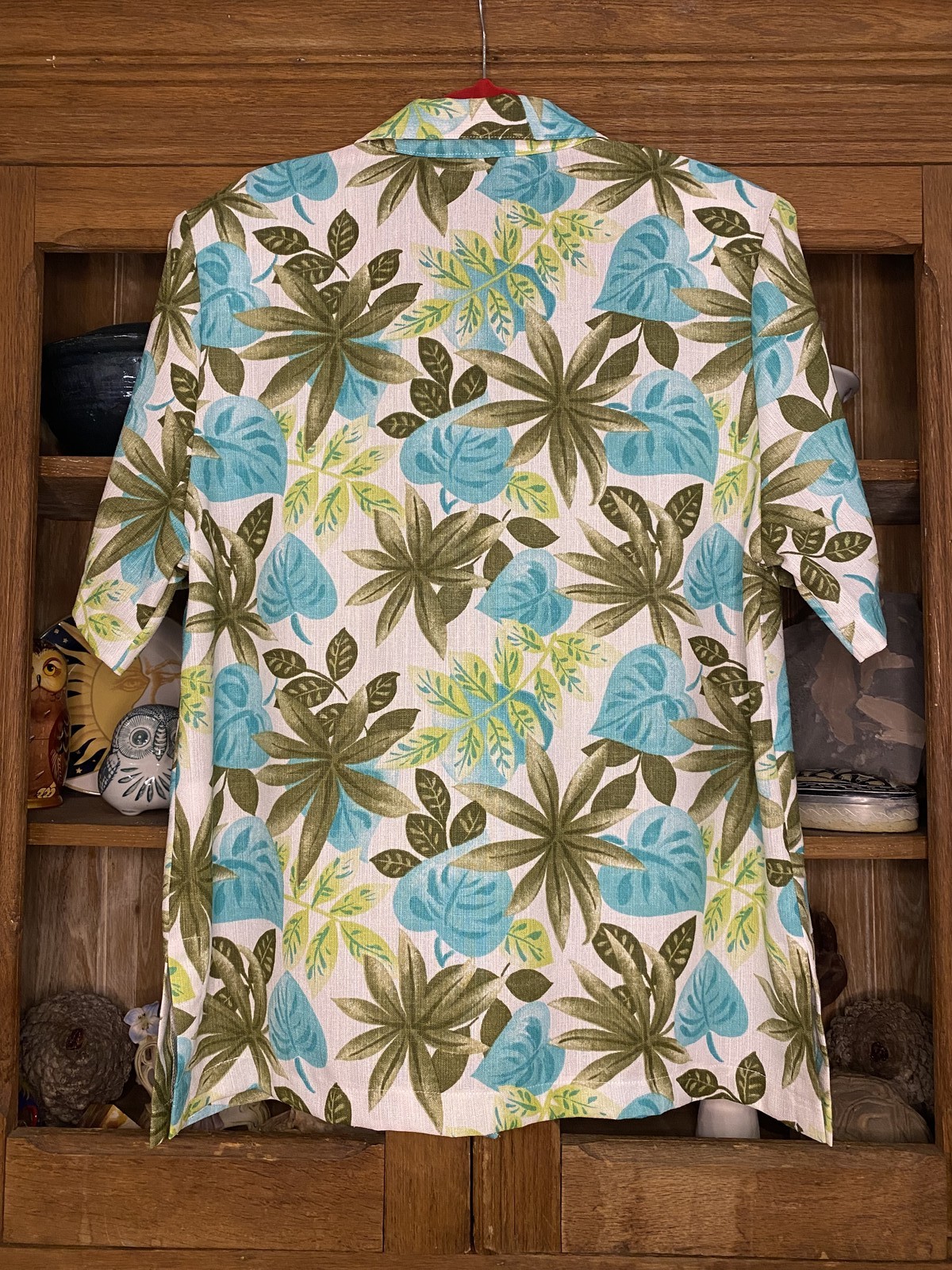 Green Floral Blouse Size 12-14