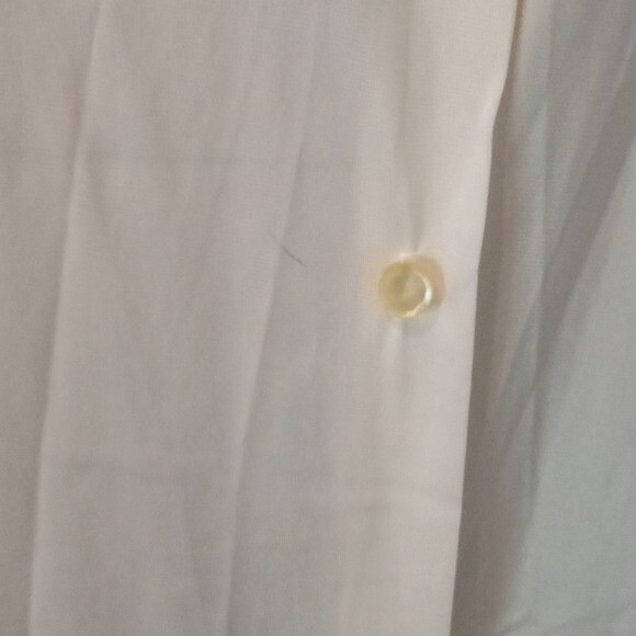 Lorraine vintage nylon Nightgown Embroidered Lace Collar S