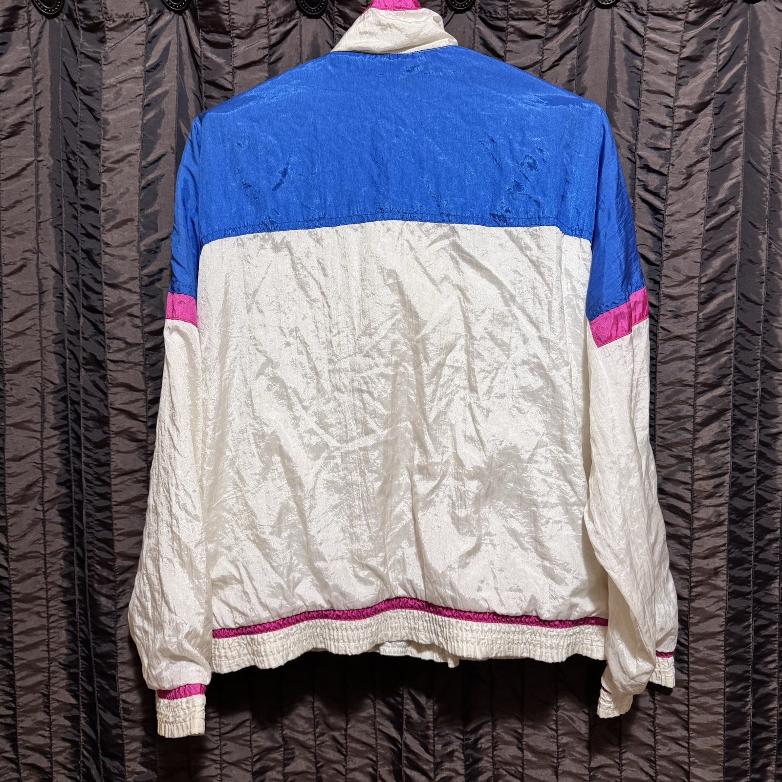 Ellesse Windbreaker Jacket Women&rsquo;s Size 1 Colorful Vintage 1980s SEE DESCRIPTION
