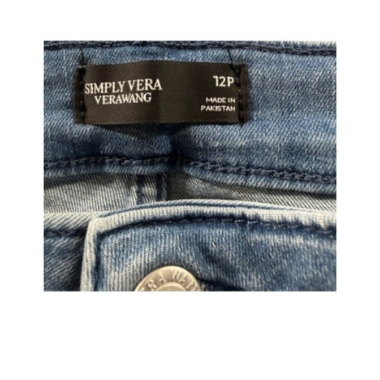 Vera Wang Mid Rise Boot Cut Power Stretch Jeans 12P NWT