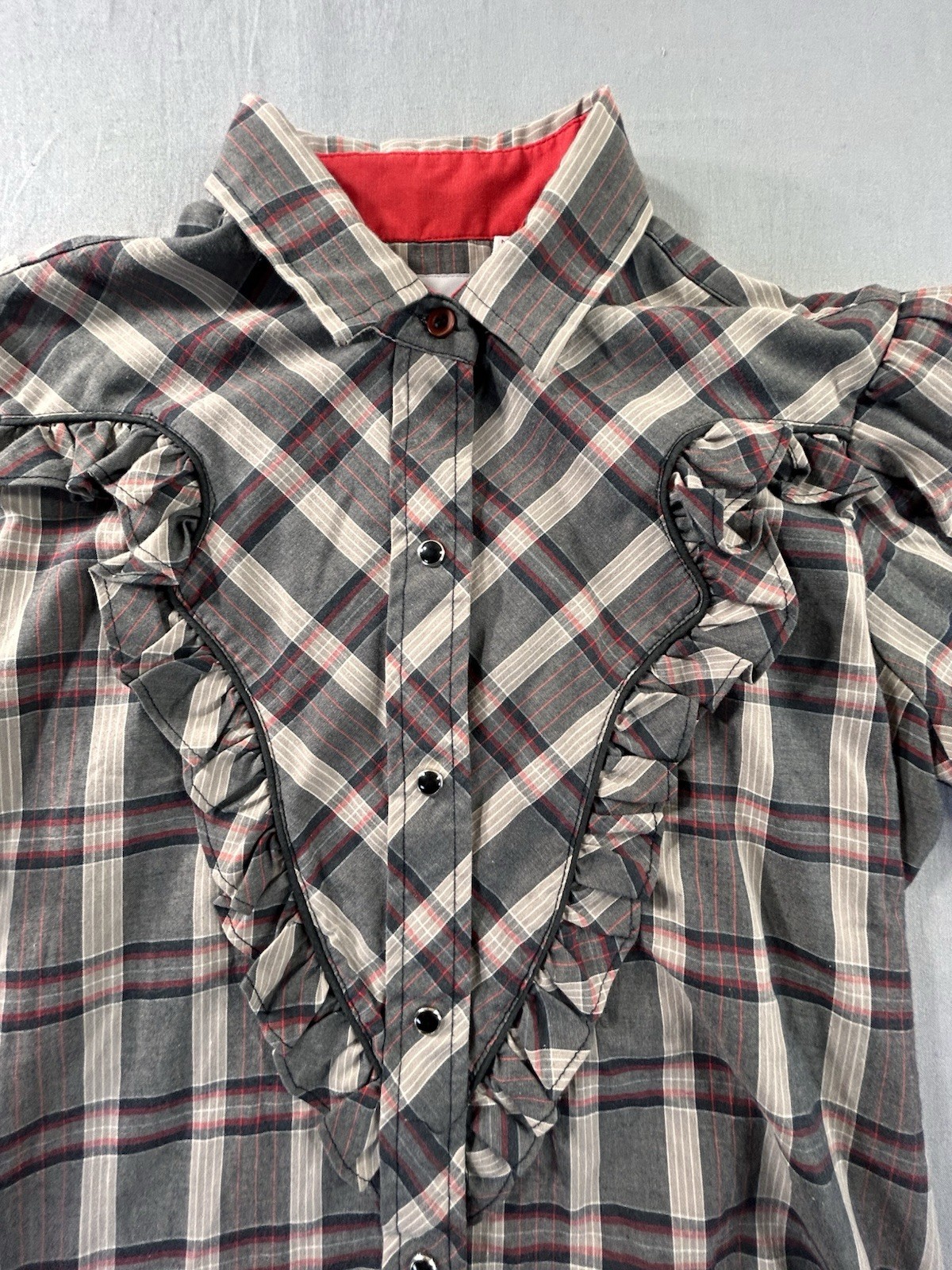 Vintage Kenny Rogers Snap Front Blouse Women’s 9/10 Fits Medium 80’s Western