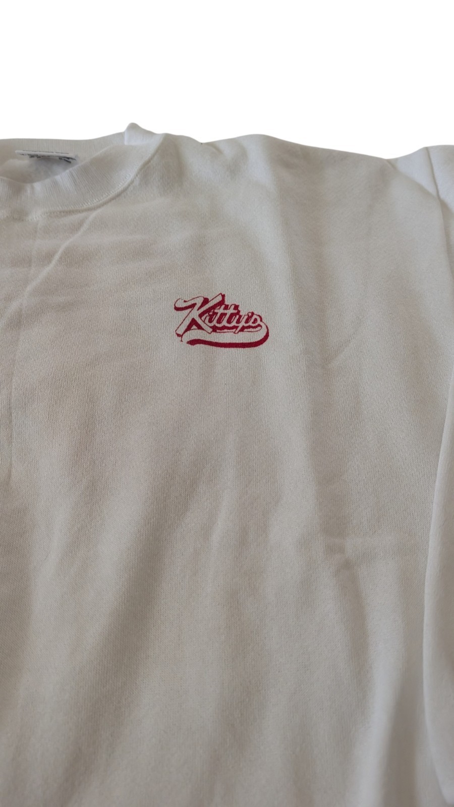Vintage Kitty&rsquo;s Kitchen Morro Bay California White Crew Neck Sweatshirt R