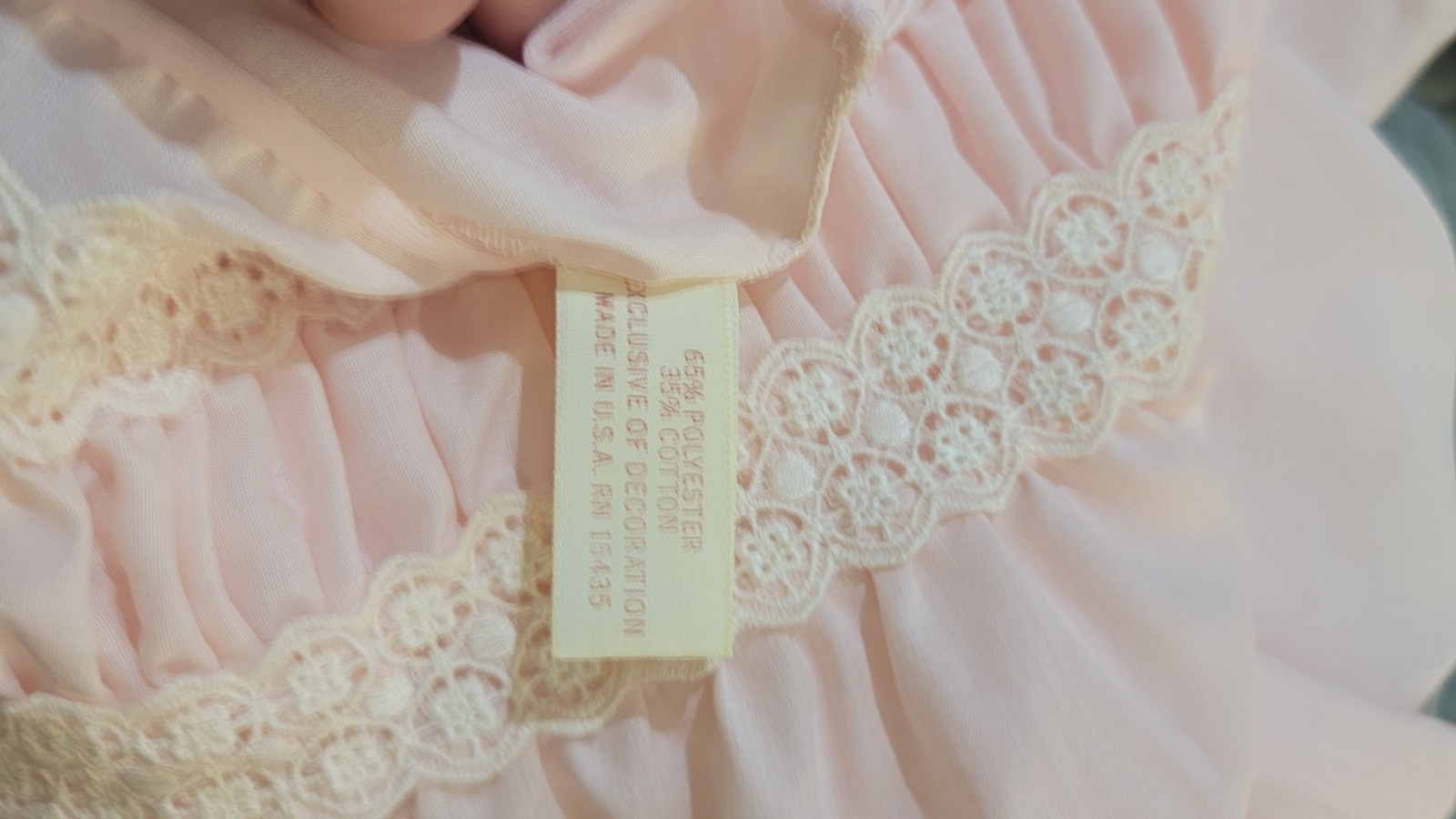NWT NOS Vintage Women&rsquo;s GILEAD nightgown Pink Size Lg House Dress