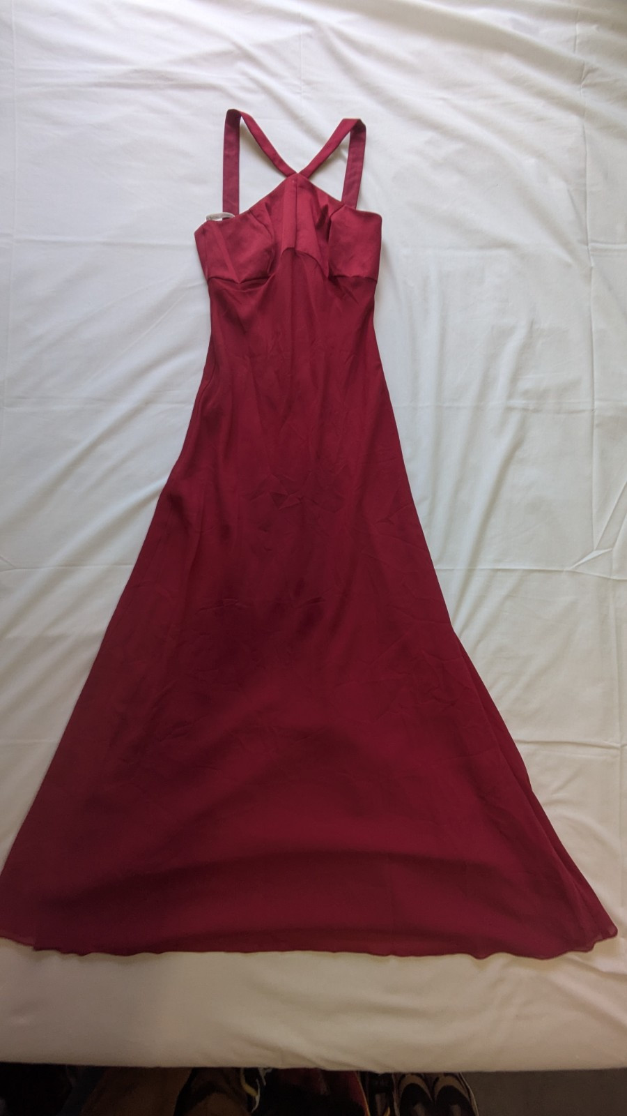 Vintage David Bridal Red Dress