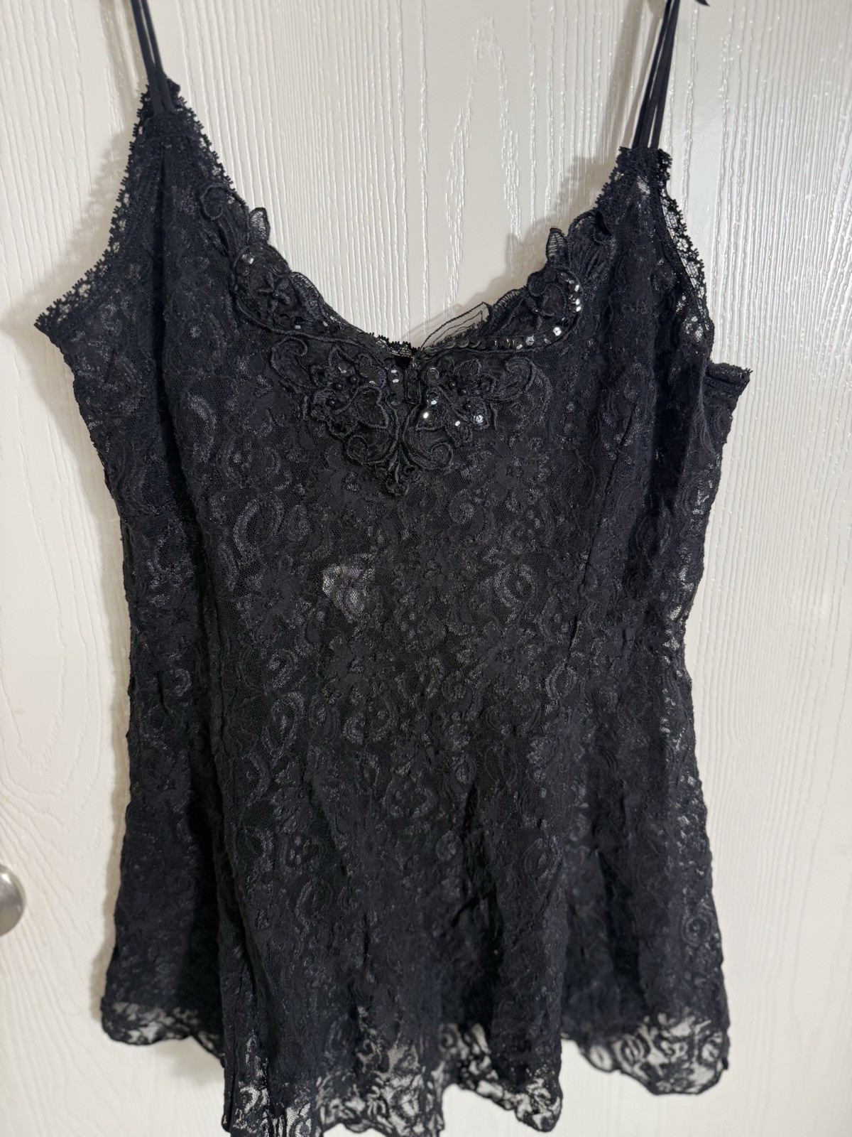 Vintage black lace lingerie from the brand Intimate Attitudes Made In U.S.A 1x