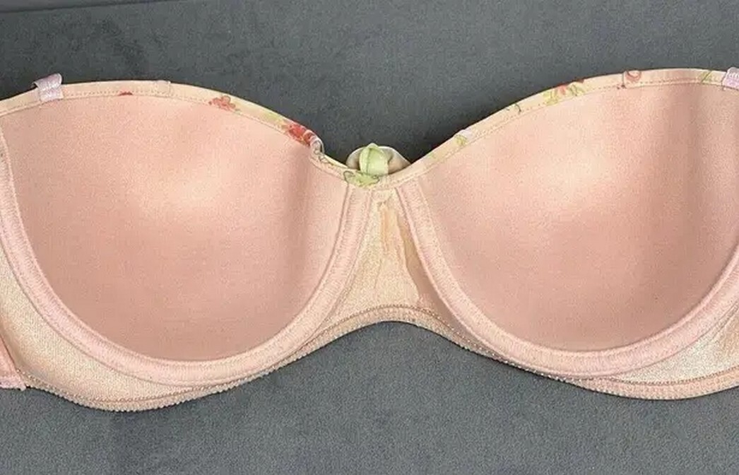 Hillard & Hanson 38D Intimates Coquette Romantic Feminine Rosette Balconette Bra