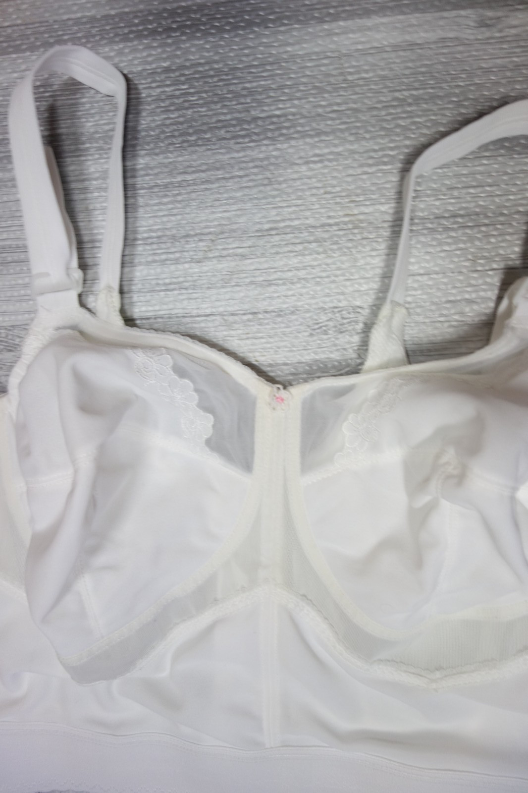 Vintage JCP Goddess Longline Shaper Size 46B #1304 White NOS