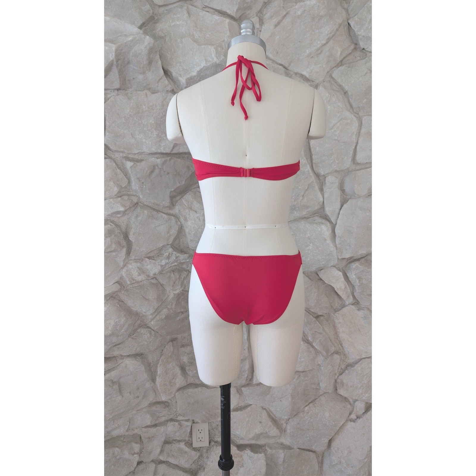 Early 2000s Red Bikini New without Tags Size xs Melissa Odabash