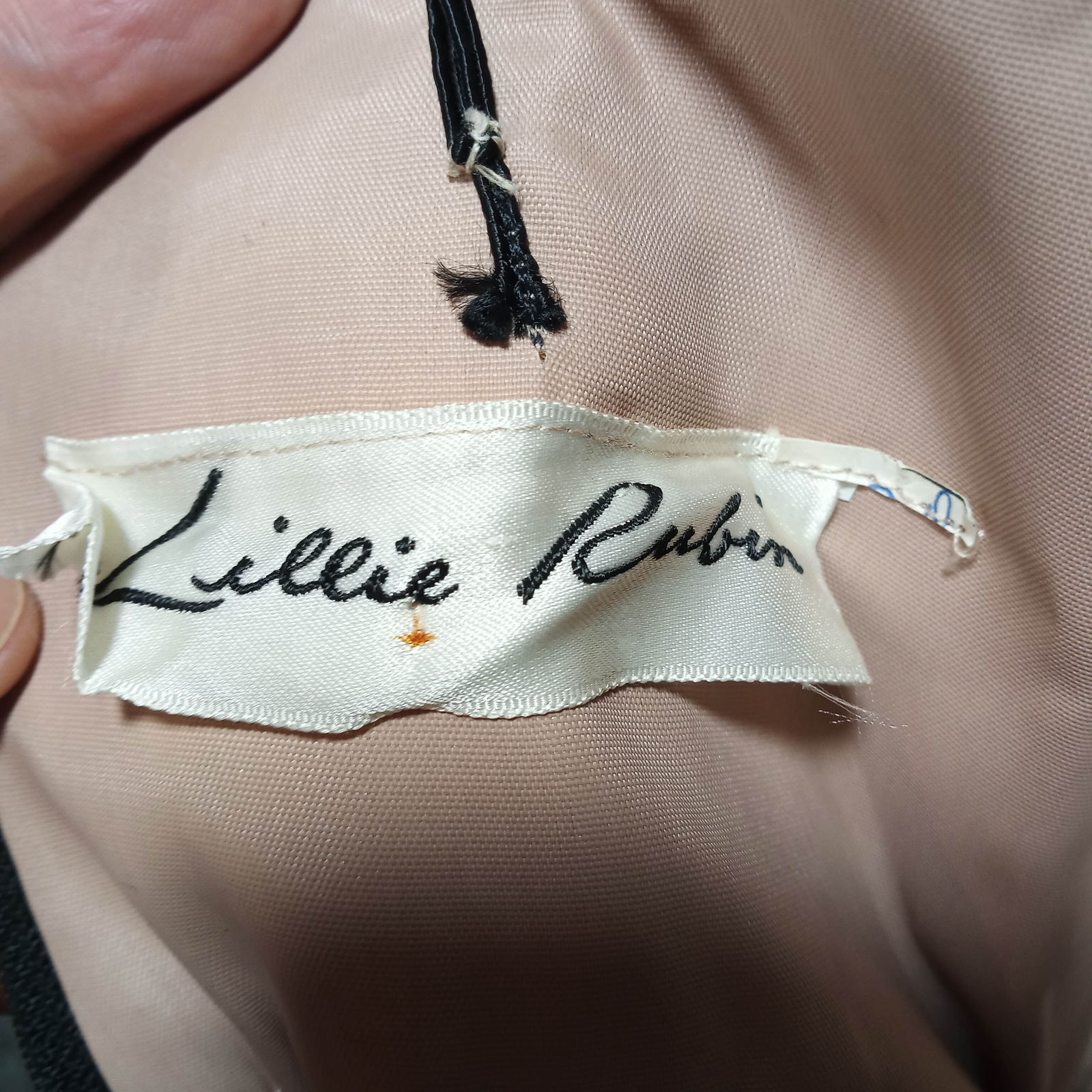 1950&rsquo;s Black Faille Box-Pleat Waist Detail Circle Dress by Lily Rubin