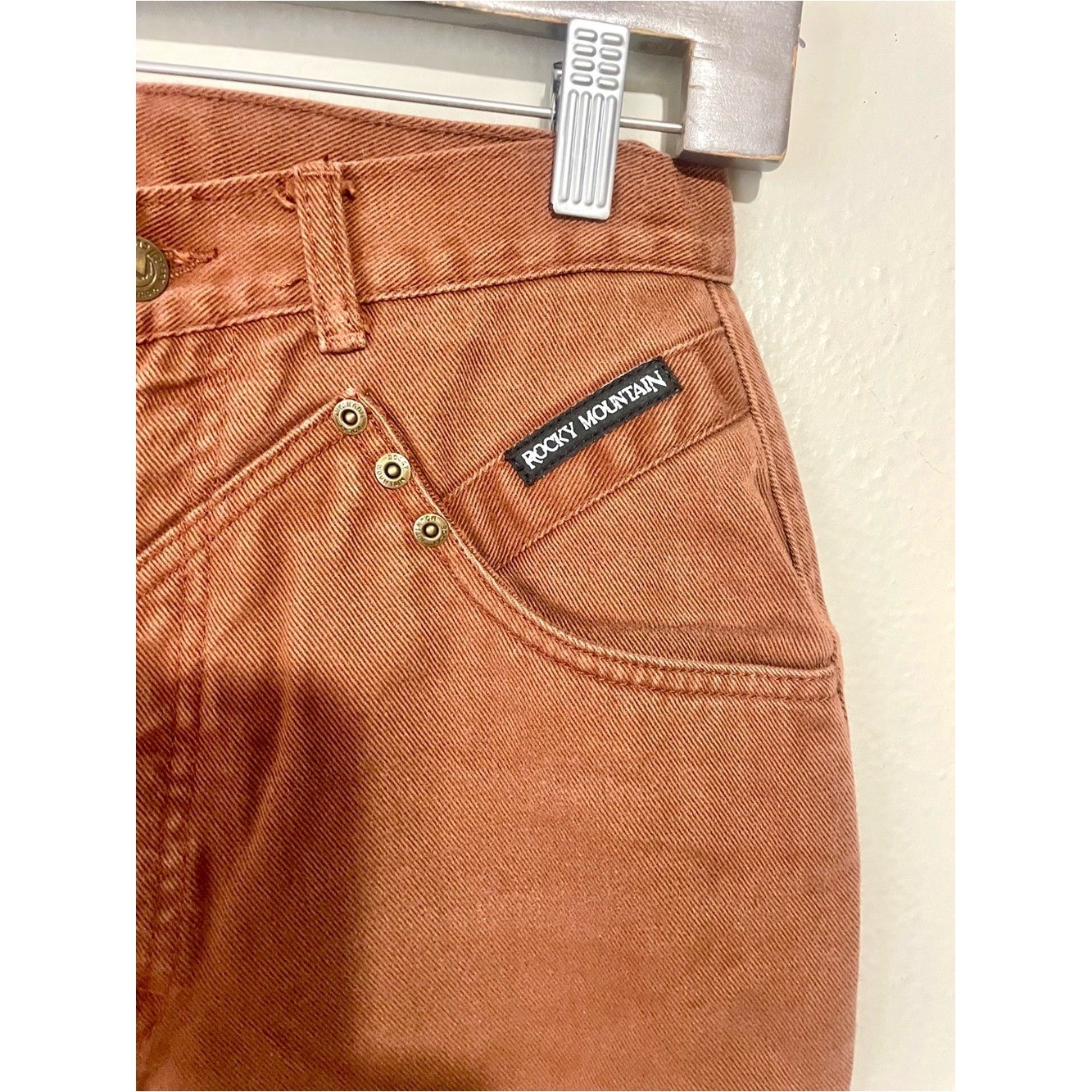 VTG 80&rsquo;s ROCKY MOUNTAIN IN COPPER RUST 29/9 JEANS WESTERN COWGIRL HIGH RISE