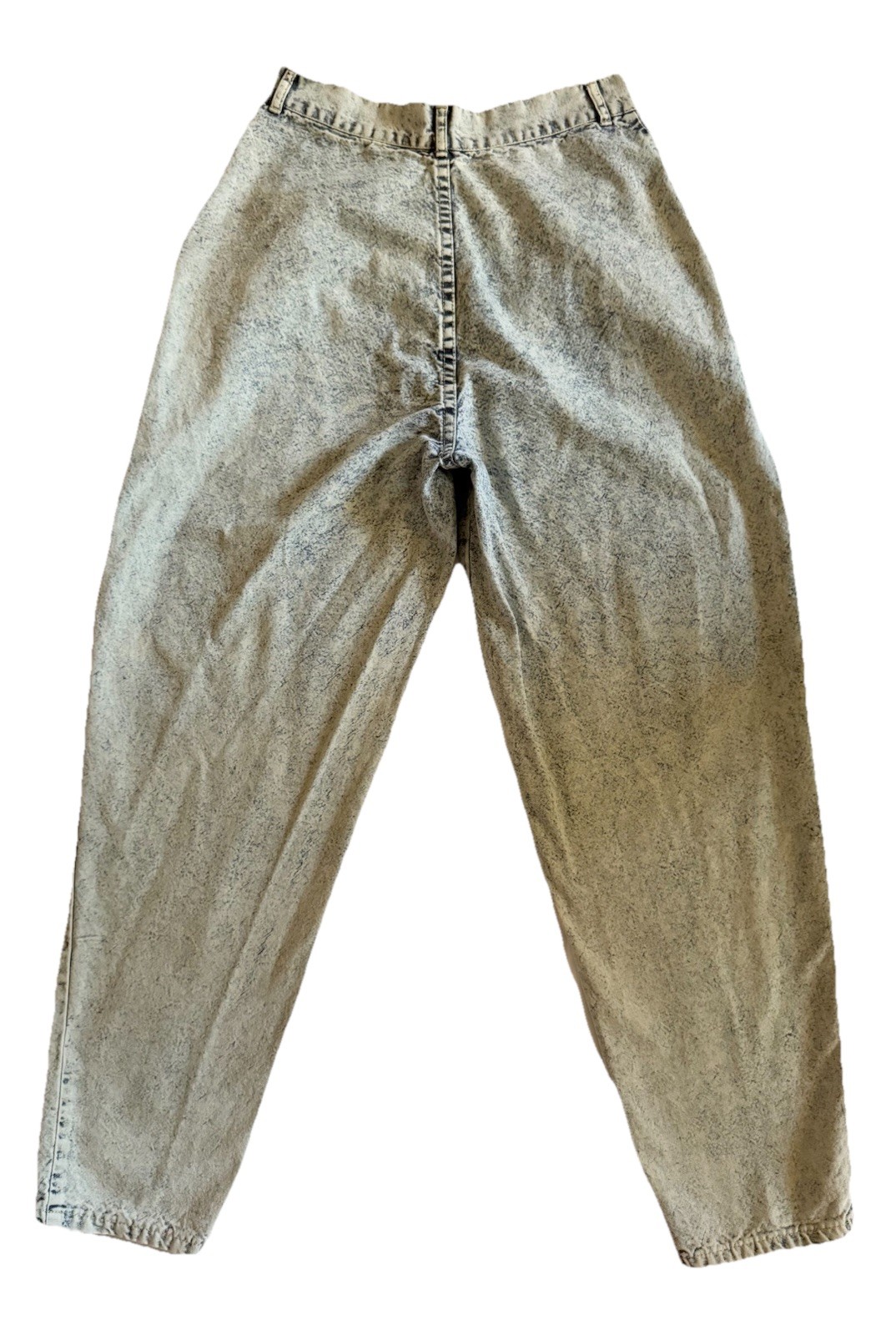 Vtg 80’s P.S. Gitano Acid Wash Pleated Mom Jeans High Waste Tapered Leg 27×28&Prime;