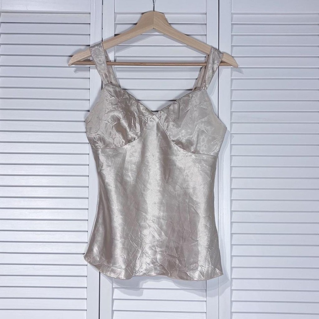 Champagne babydoll top