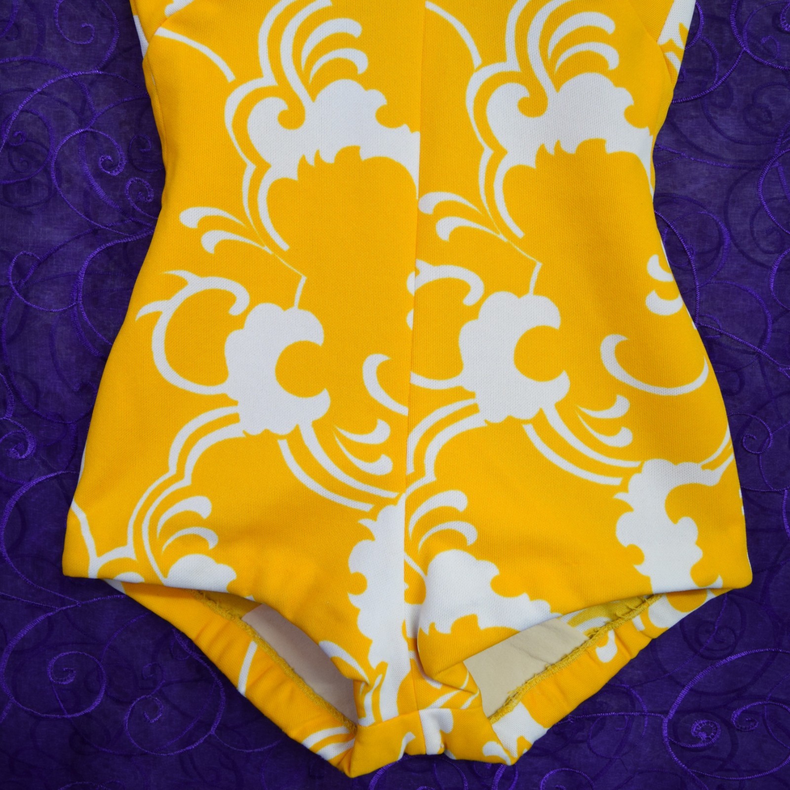 1960s VTG Bob Cunningham California Small Swimsuit Playsuit Pinup Rockabilly Mod