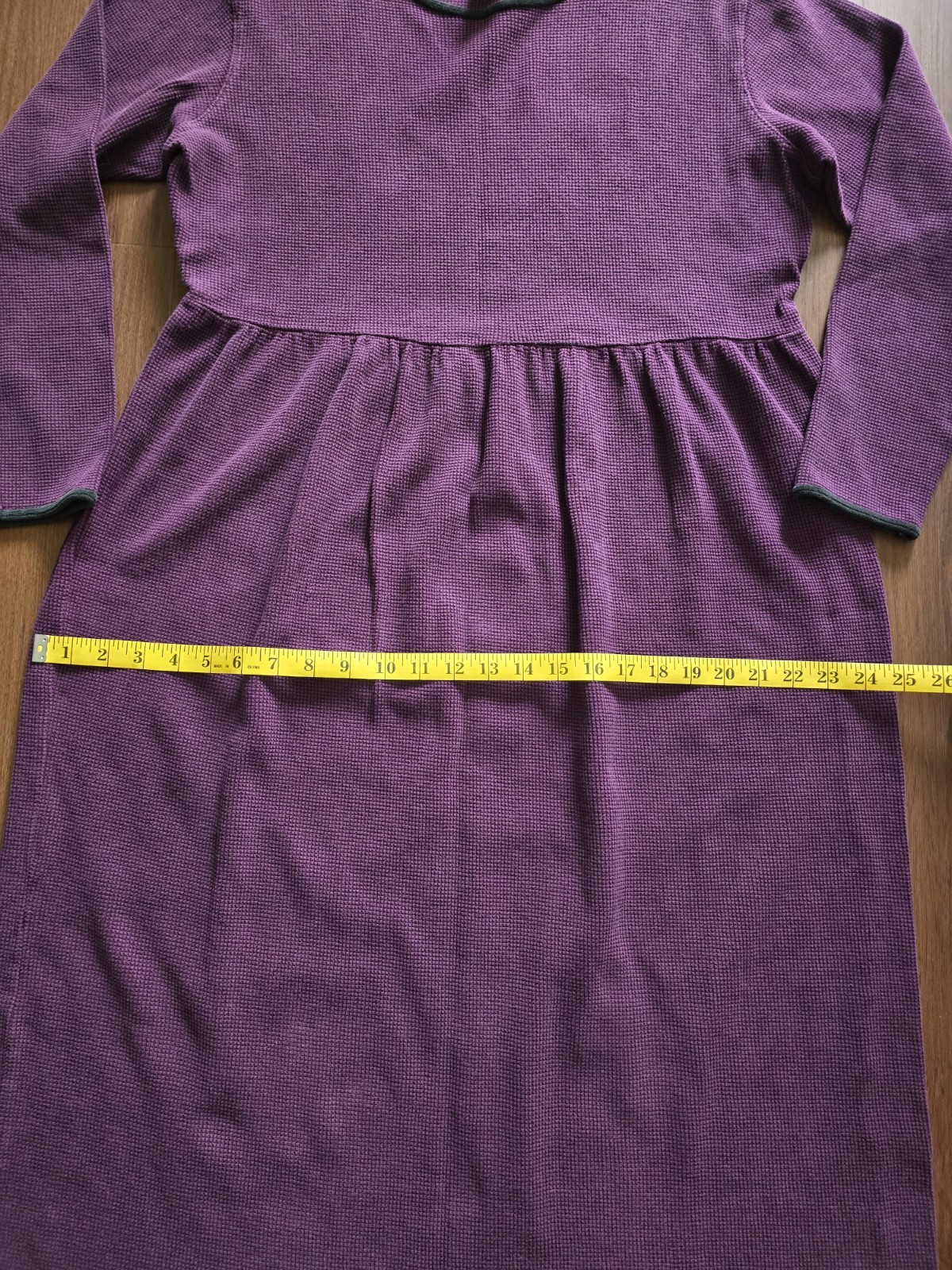 Vintage 90s Y2k Eddie Bauer Cotton Dress Purple Womens Medium Teacher Style