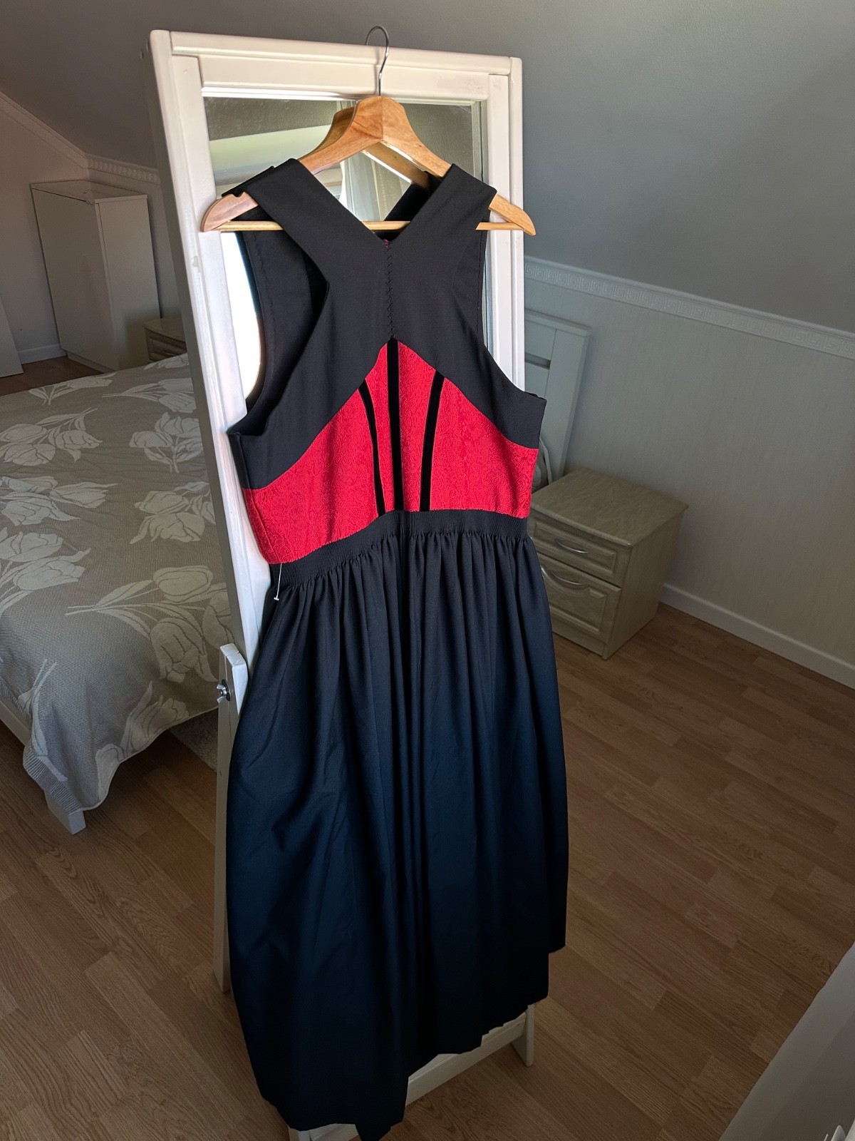 Vintage Tostmann Tranchten Austrian National Dirndl Woman Dress Sz L