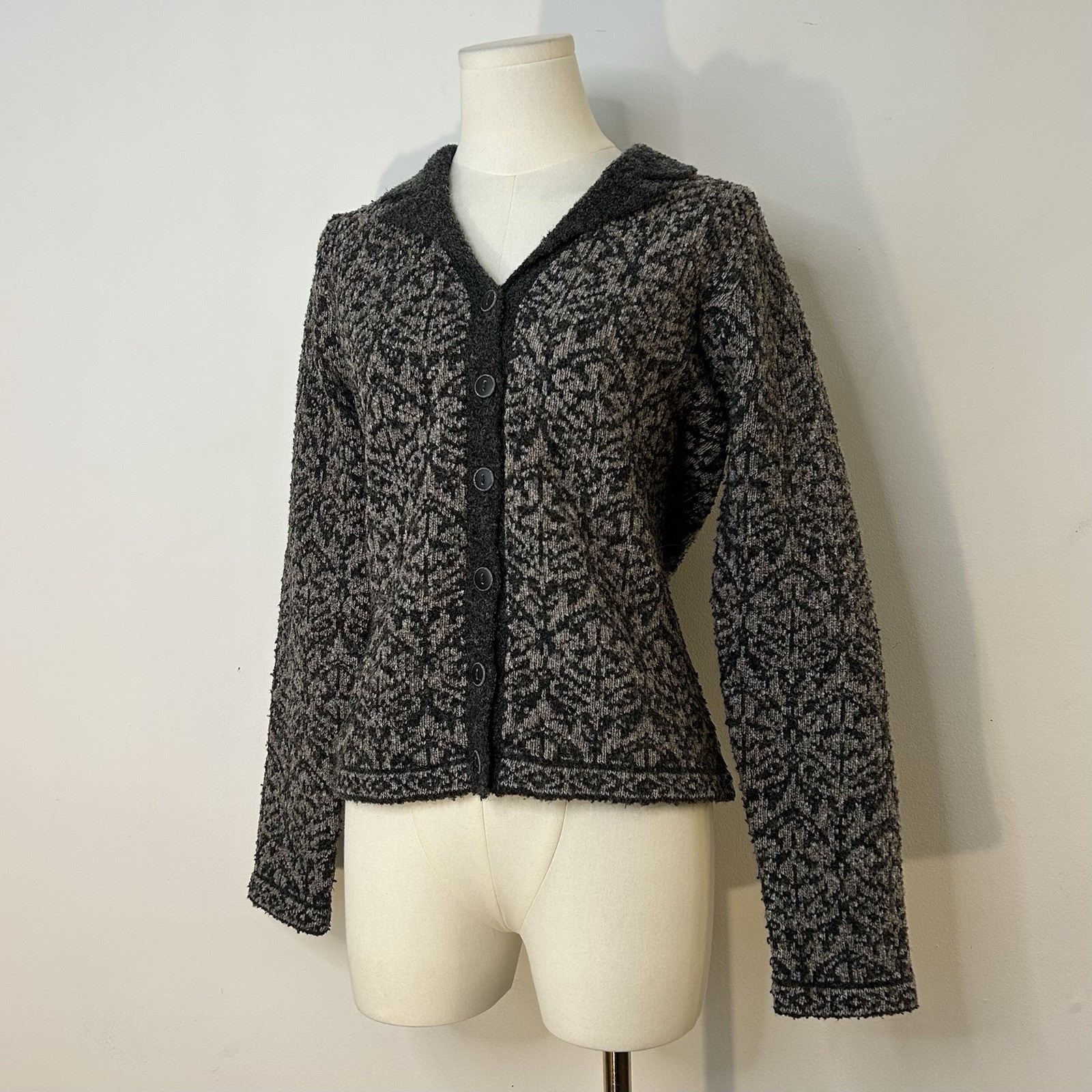 90s Chenille Wool Blend Sweater Phoebe Buffay Fairy Whimisgoth 40 Inch Bust