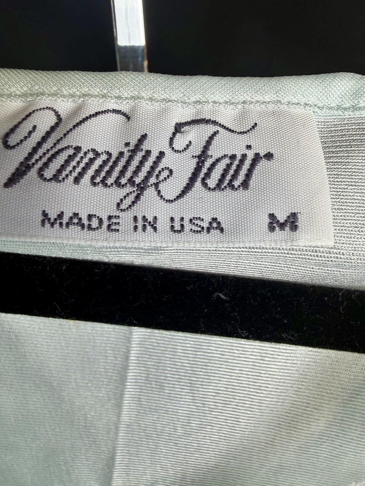 Vanity Fair Vintage NEW No Tags 2pc Mint Green Nightgown & Robe Set Size M