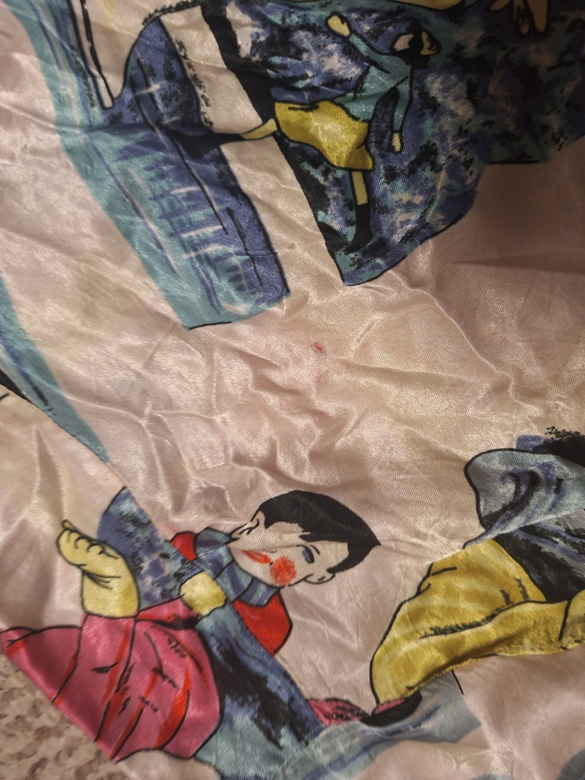 Vintage 80s Hysteric Et Vous Comic Rayon Blouse Cartoon France Retro