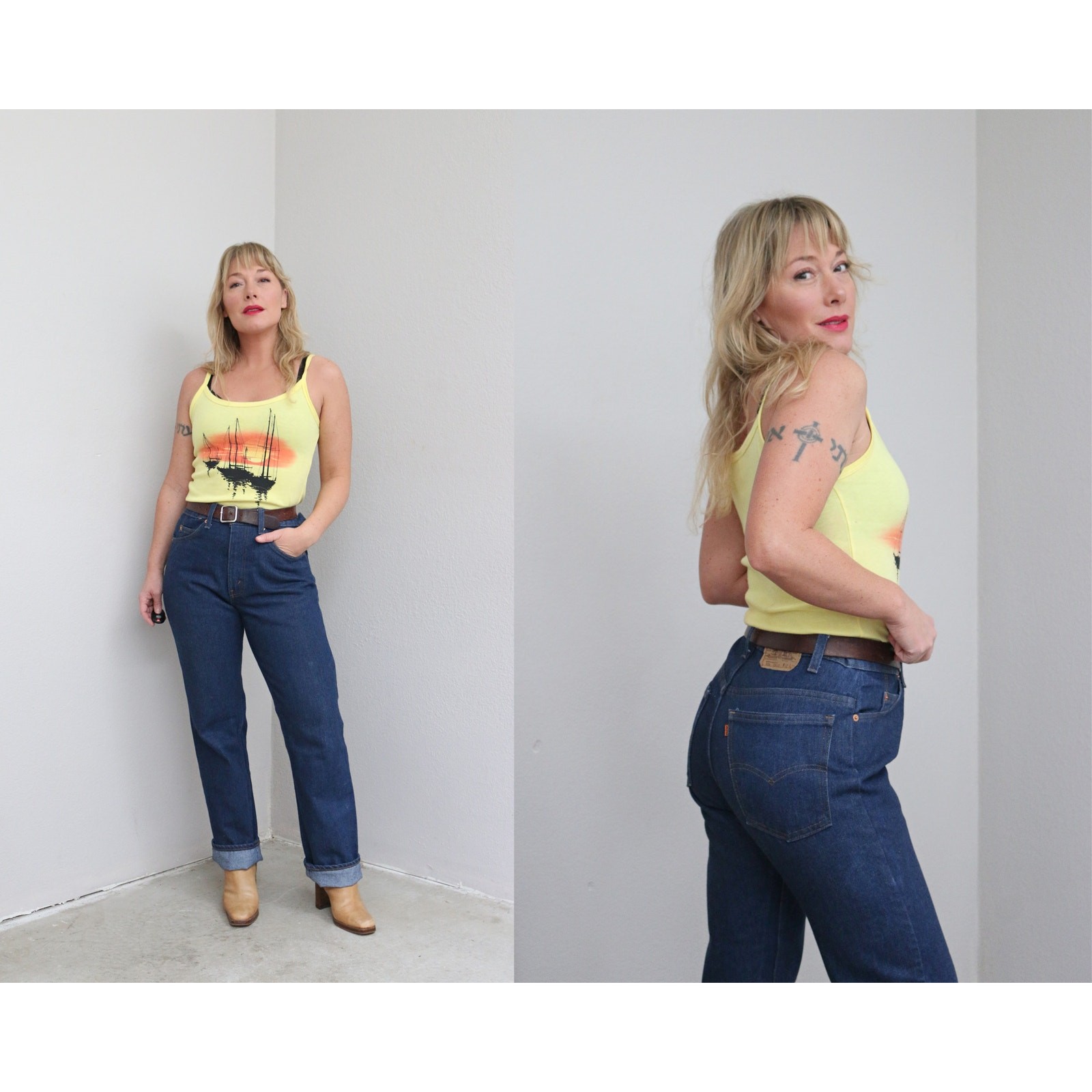 1980&rsquo;s Vintage Levi&rsquo;s US Made 509 Dark Wash Jeans Women&rsquo;s or Men&rsquo;s 32&Prime; 33&Prime; Waist