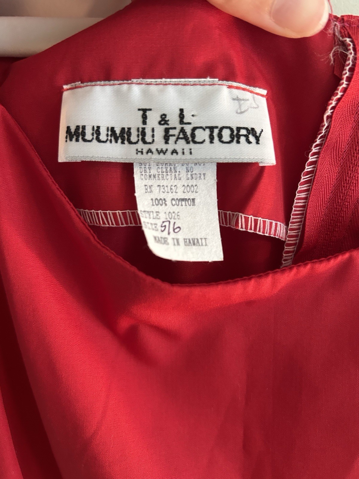 Vintage T&L Muumuu Factory Hawaiian Dress – Size 5/6 – Brand New with Tags