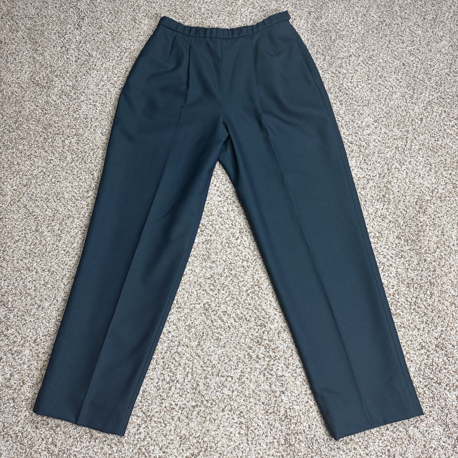 VTG Pendleton Women&rsquo;s Size 10 Dark Green Ladies Dress Pant 100% New Wool 29×29.5