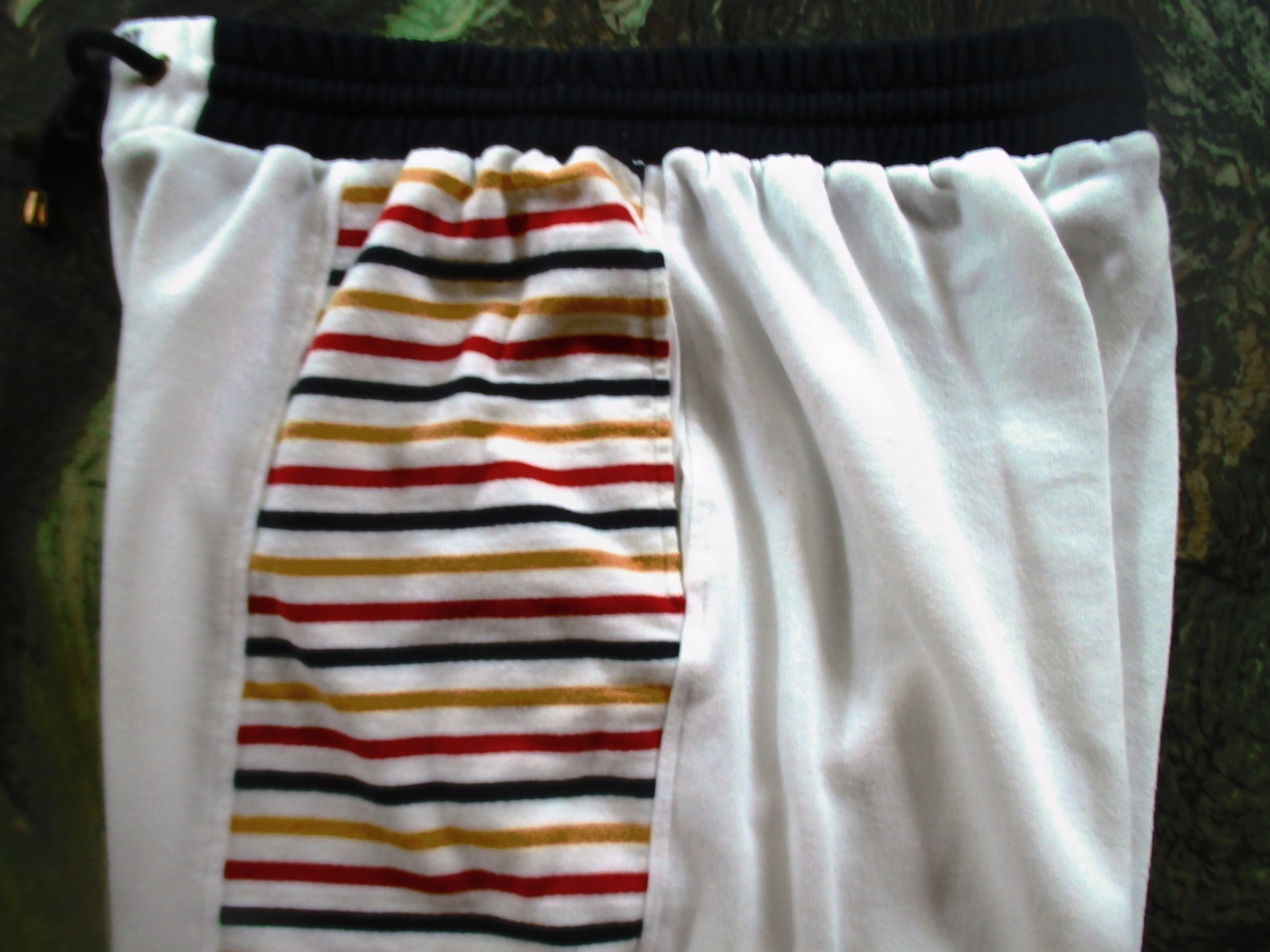 MONDI SPORTS J OGGER PANTS WHITE MULTICOLOR COTTON BLND SIZE 42 EU VINTAGE
