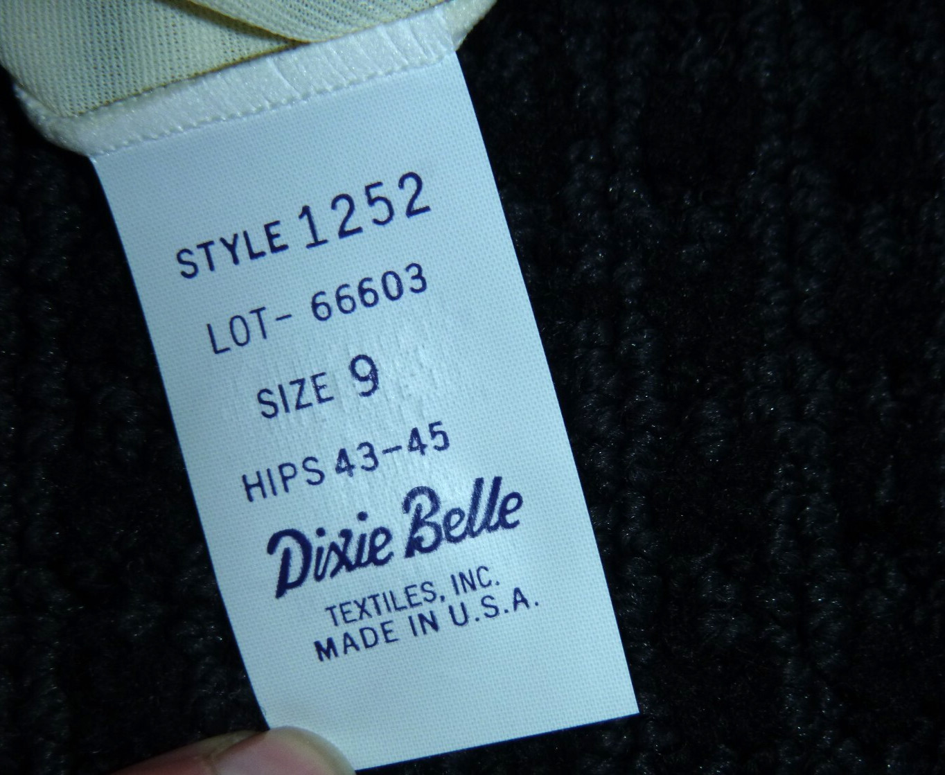 NOS Vtg Dixie Belle Off White Nylon Granny Panties Mushroom Gusset Sz 9