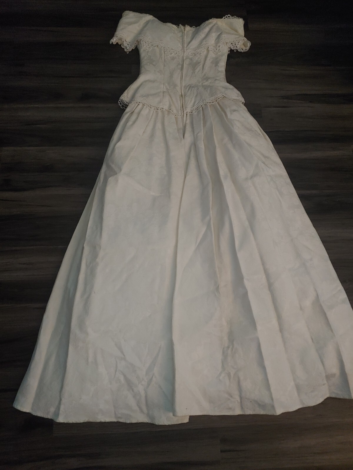 Jessica McClintock Off The Shoulder Wedding Dress With Removeable Skirt