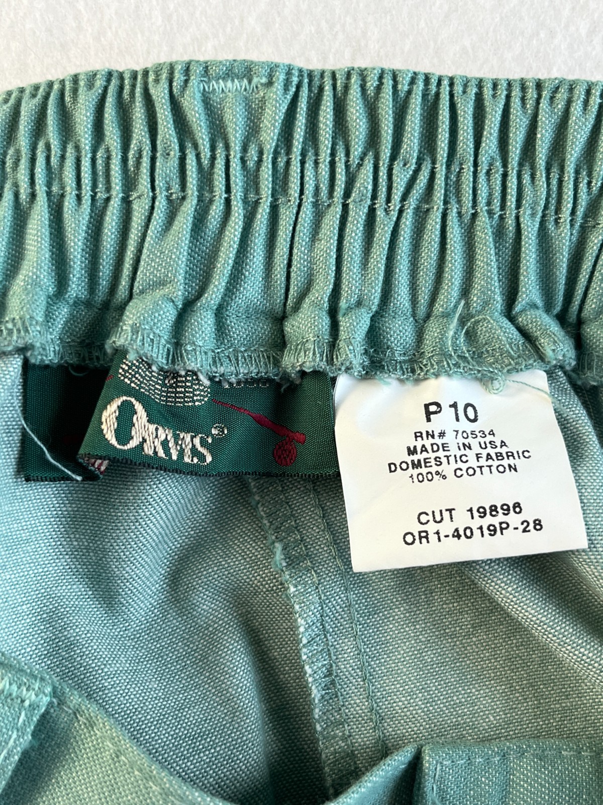 Vintage A Line Orvis Midi Skirt Womens 10 P Green Pleats Modest USA